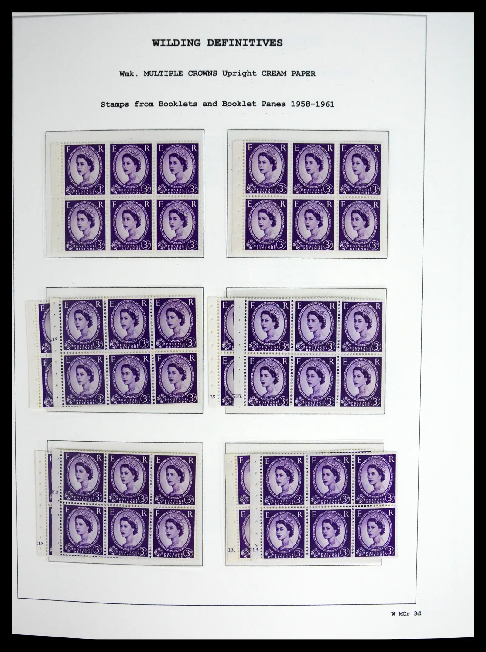41250 0049 - Stamp collection 41250 Great Britain Wildings supercollection 1952-1968.