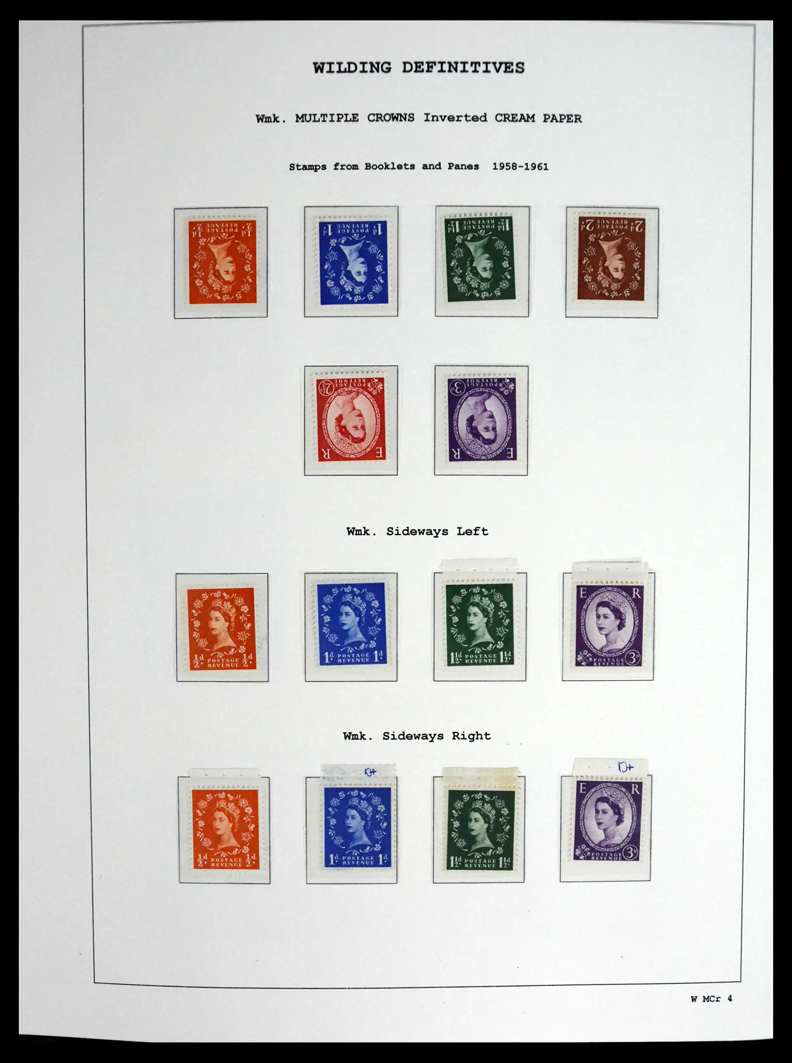 41250 0050 - Stamp collection 41250 Great Britain Wildings supercollection 1952-1968.