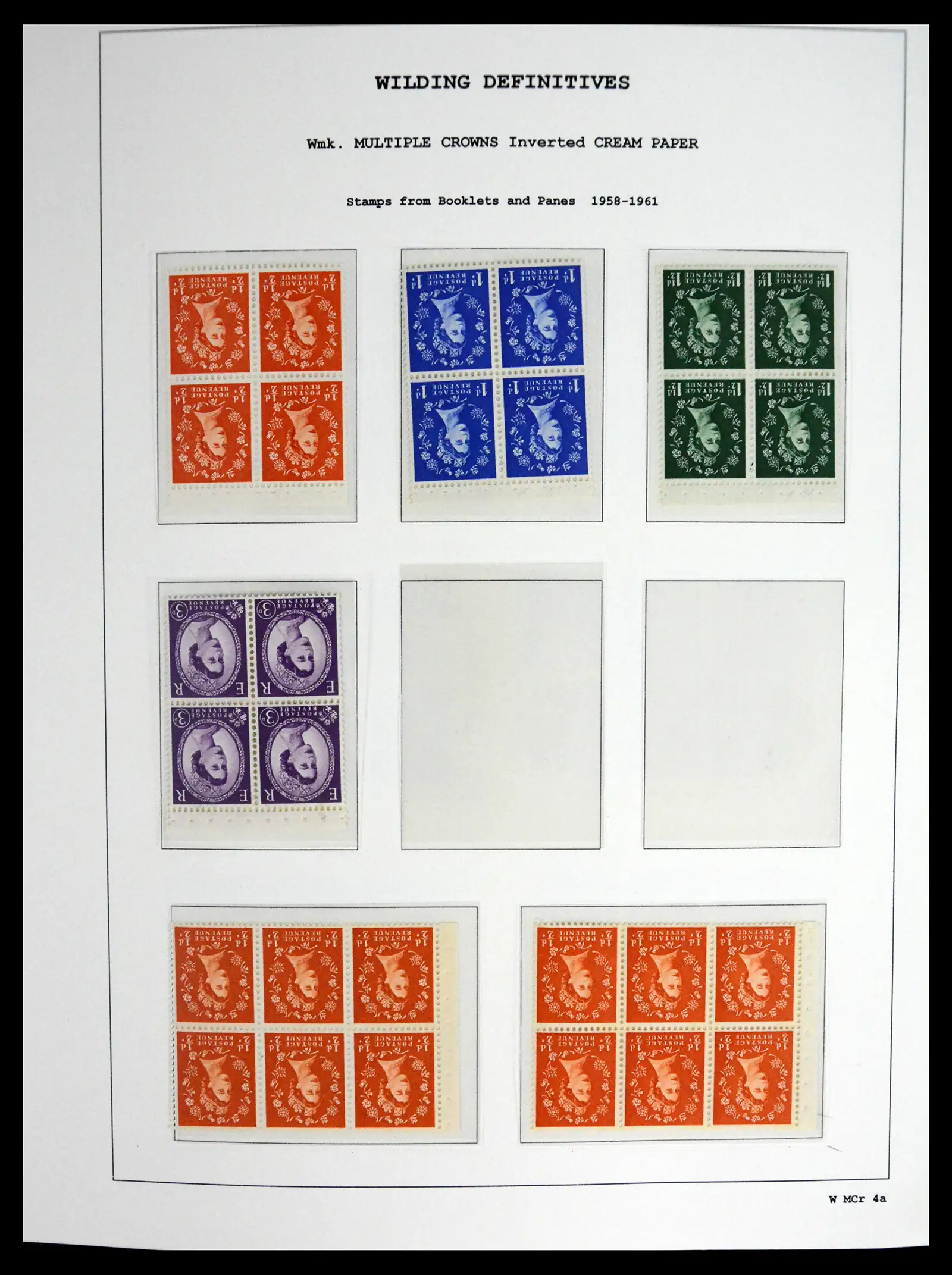 41250 0051 - Stamp collection 41250 Great Britain Wildings supercollection 1952-1968.