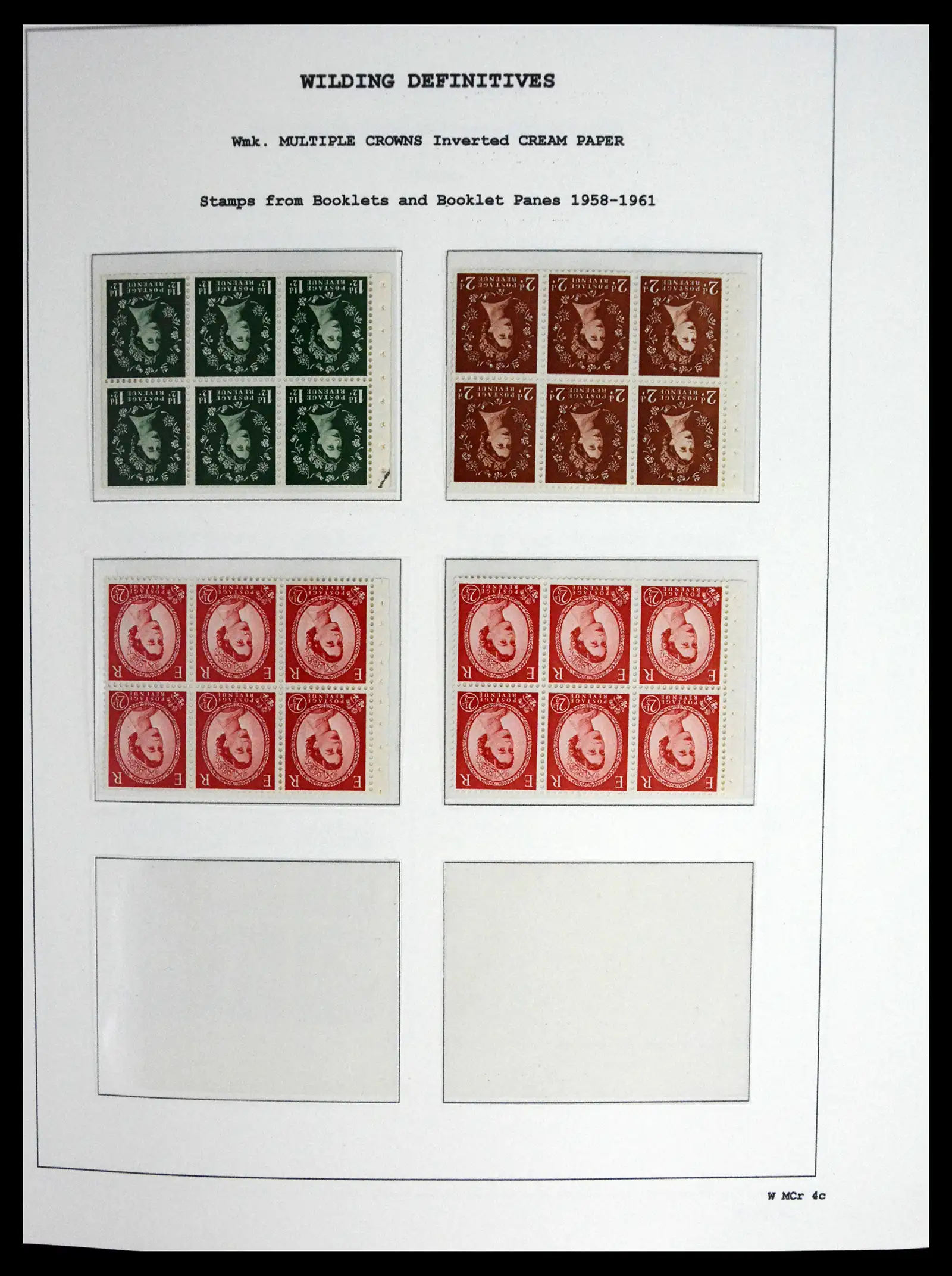 41250 0053 - Stamp collection 41250 Great Britain Wildings supercollection 1952-1968.