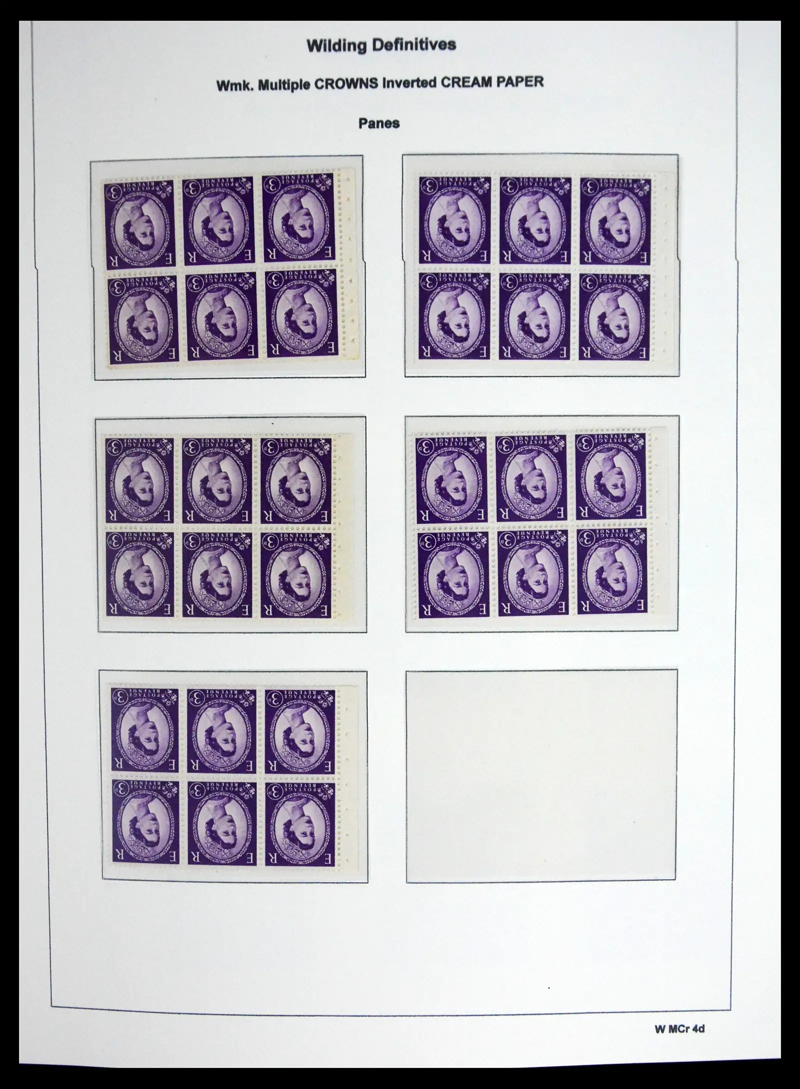 41250 0054 - Stamp collection 41250 Great Britain Wildings supercollection 1952-1968.