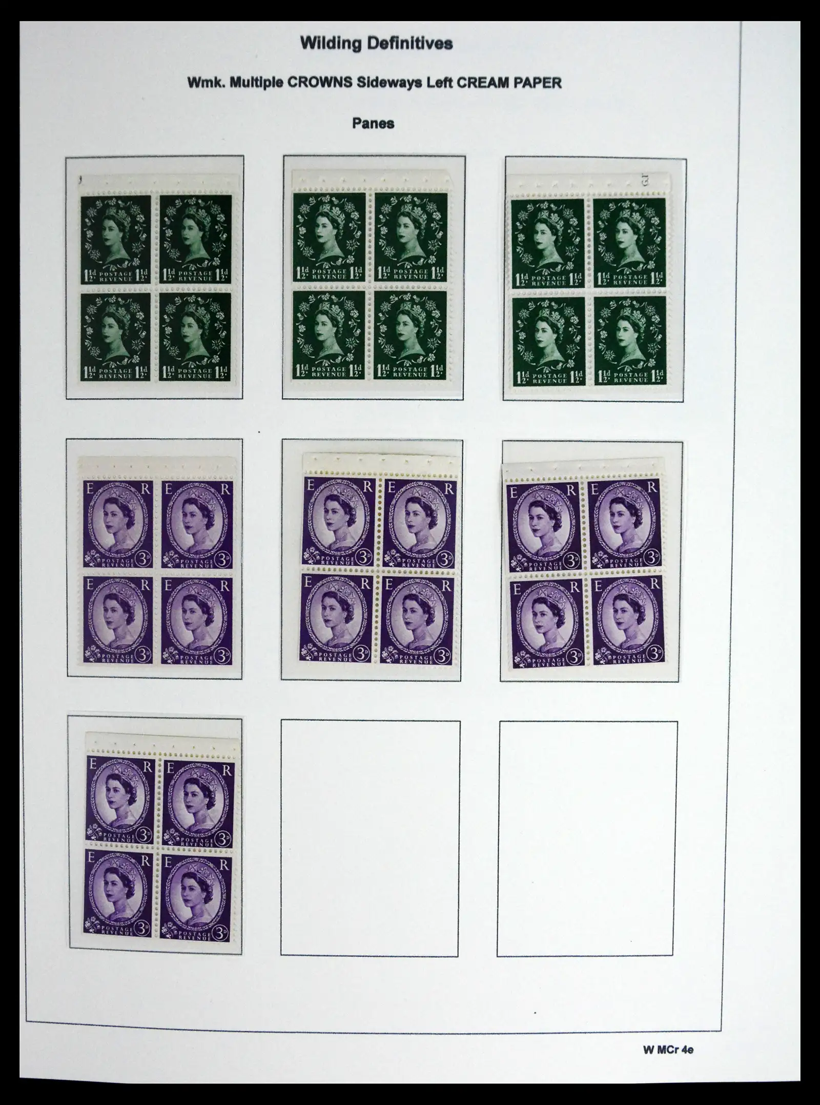 41250 0056 - Stamp collection 41250 Great Britain Wildings supercollection 1952-1968.