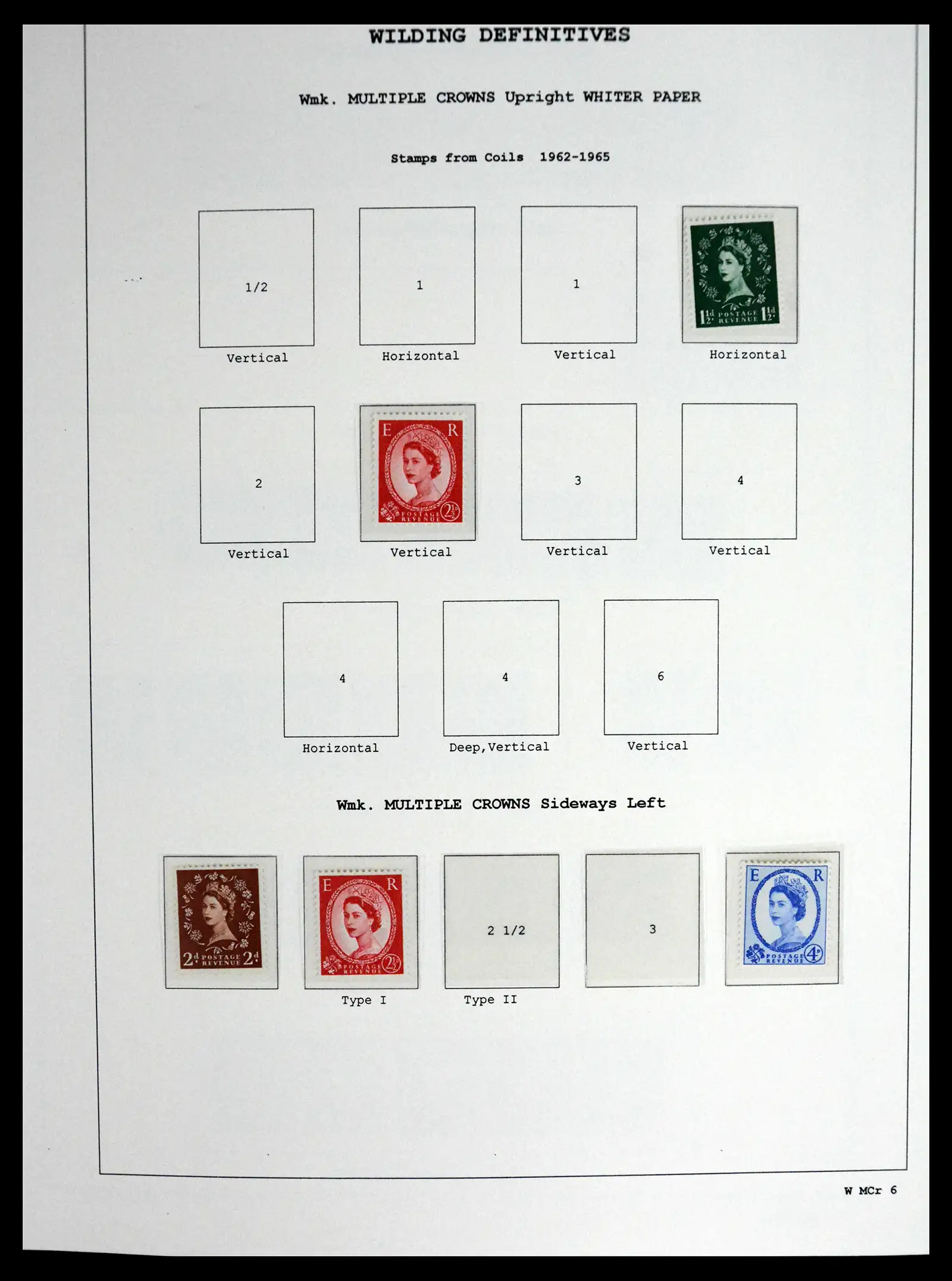 41250 0059 - Stamp collection 41250 Great Britain Wildings supercollection 1952-1968.