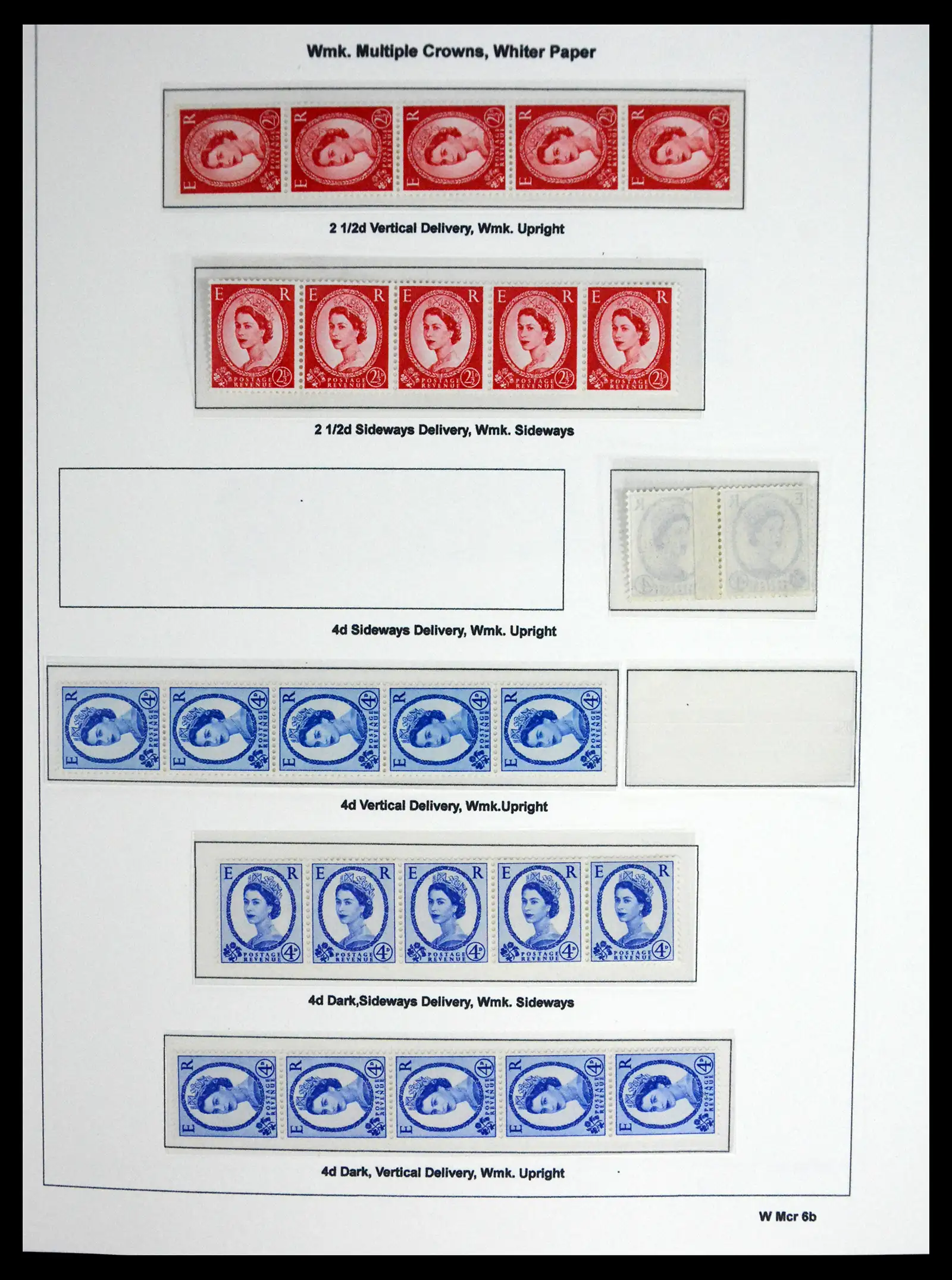 41250 0061 - Stamp collection 41250 Great Britain Wildings supercollection 1952-1968.