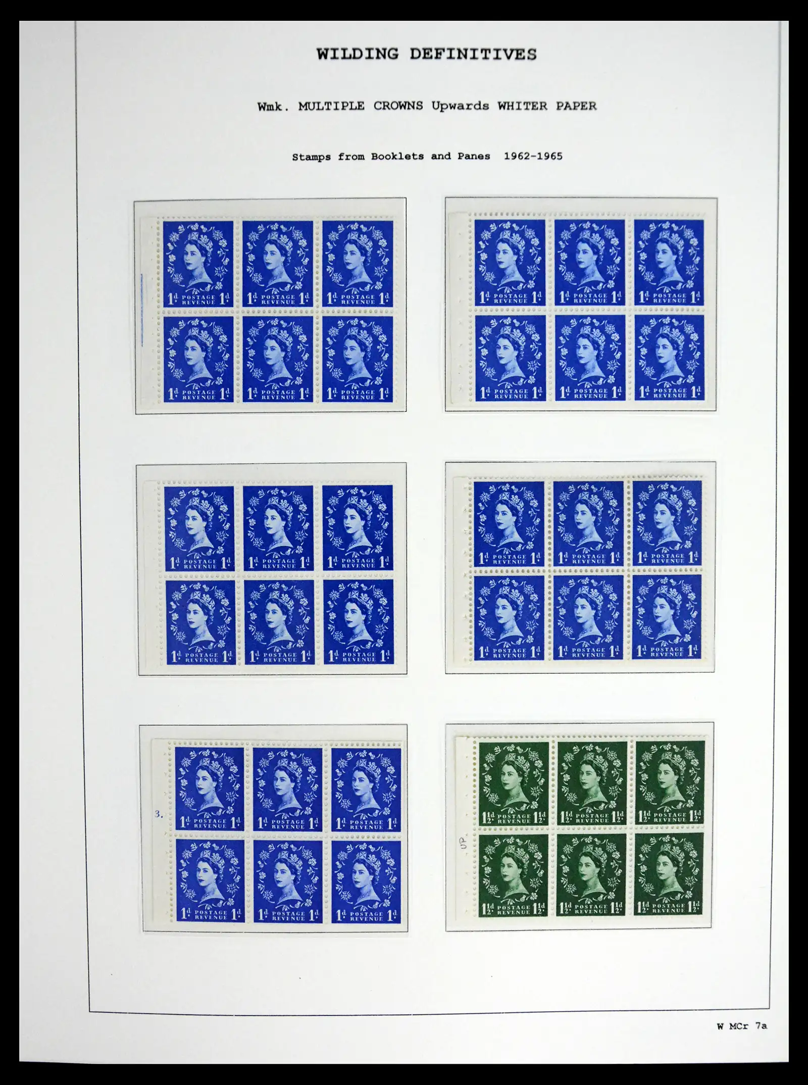 41250 0065 - Stamp collection 41250 Great Britain Wildings supercollection 1952-1968.