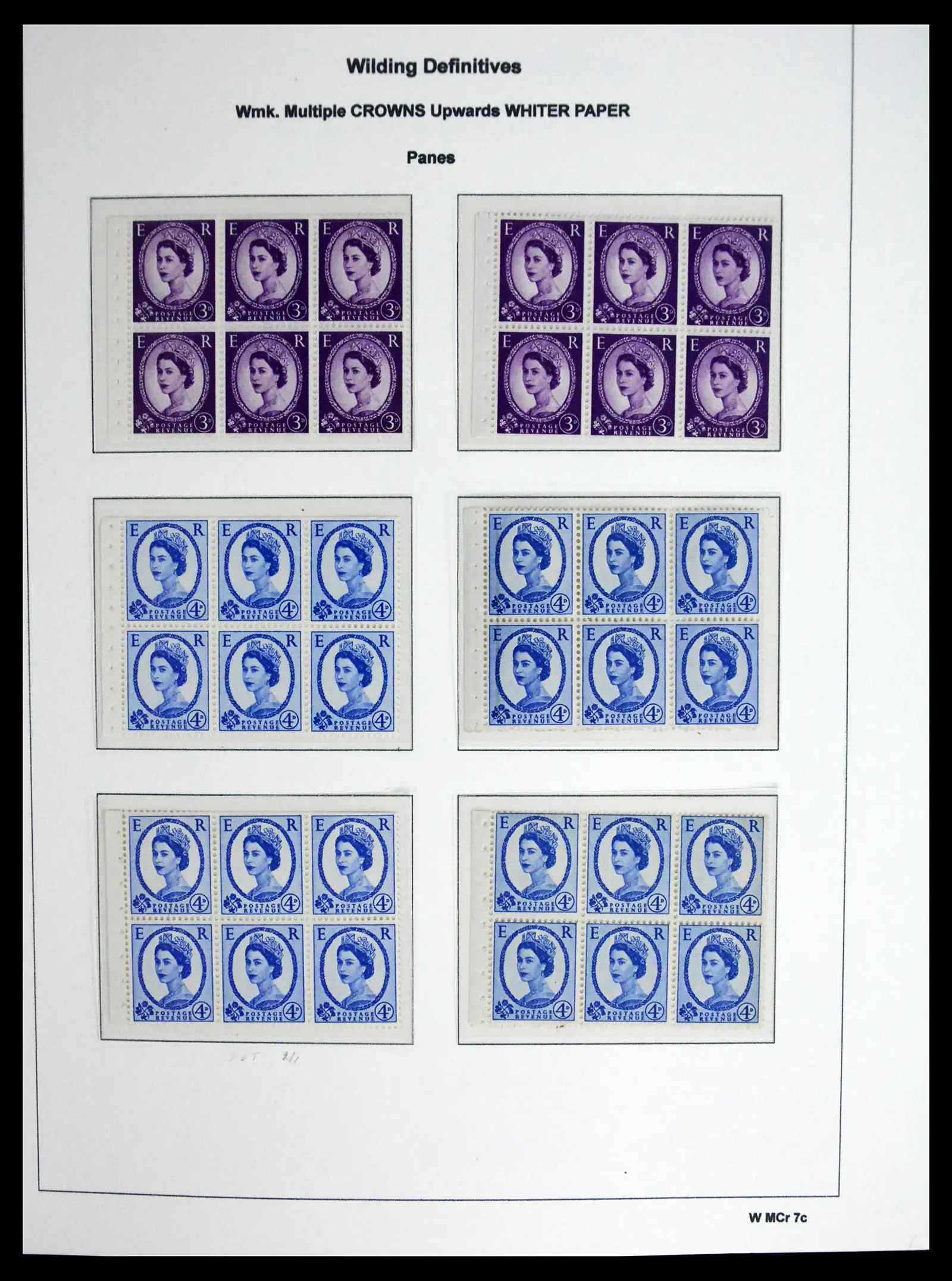 41250 0067 - Stamp collection 41250 Great Britain Wildings supercollection 1952-1968.