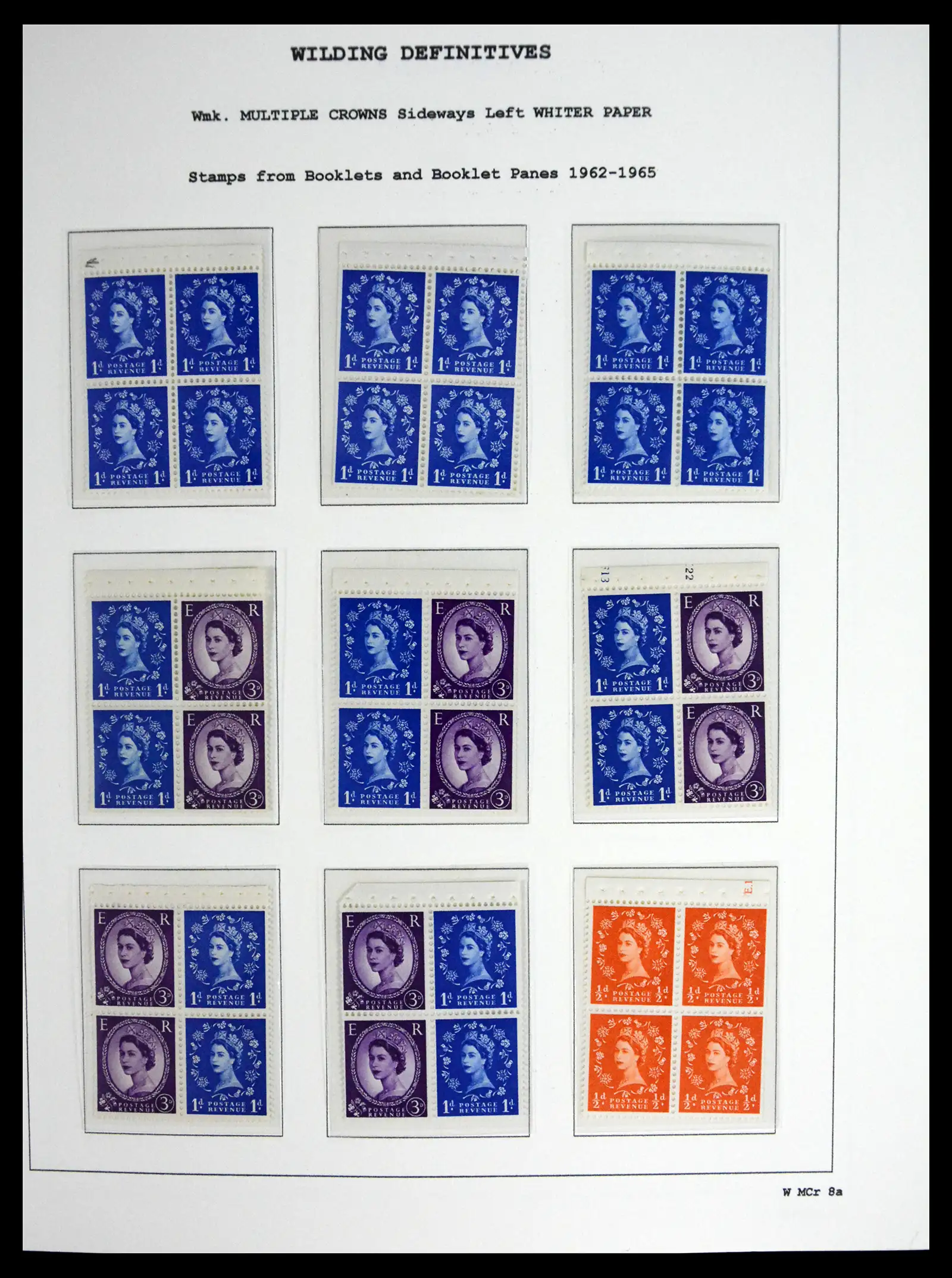 41250 0069 - Stamp collection 41250 Great Britain Wildings supercollection 1952-1968.