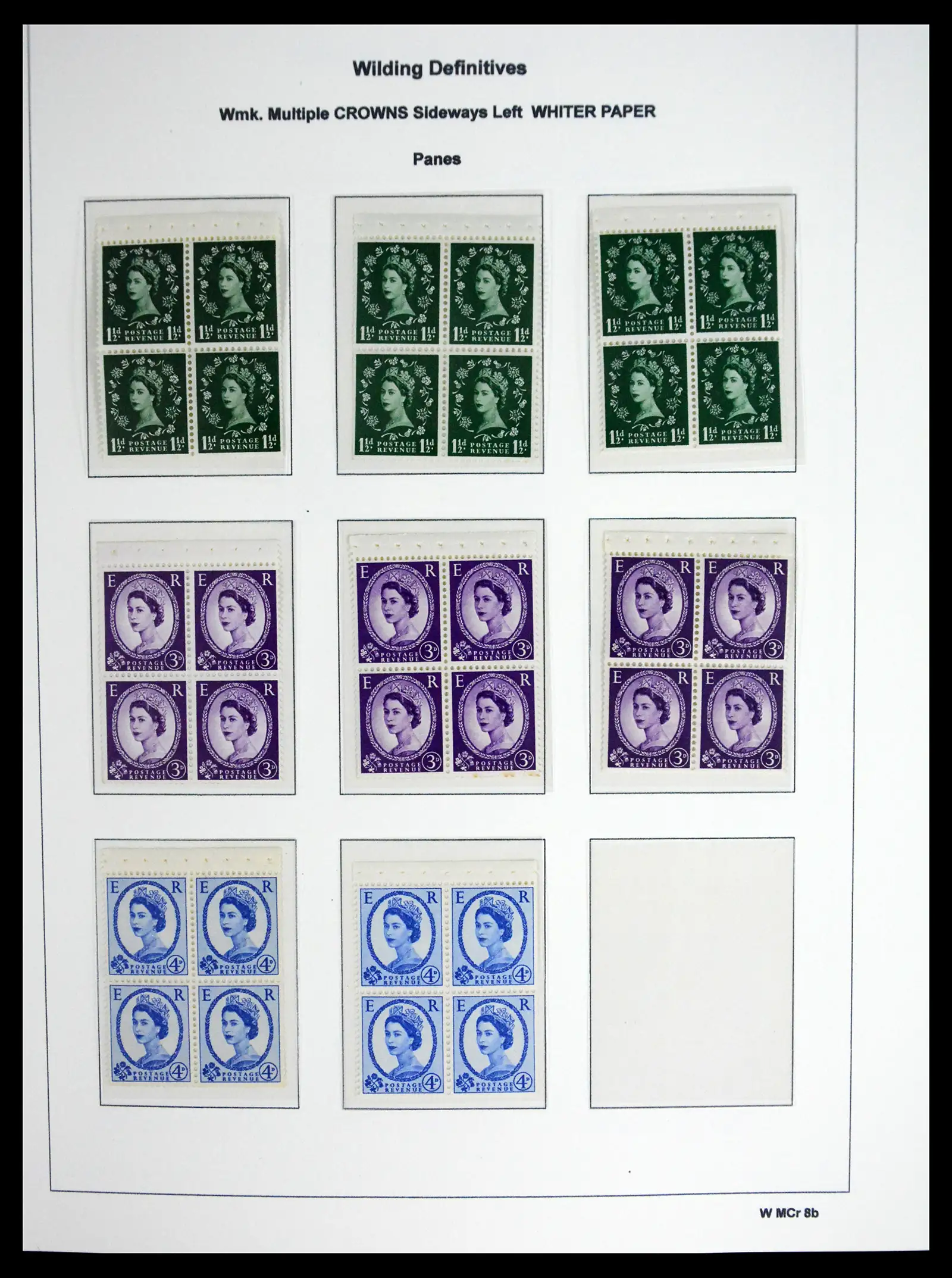 41250 0070 - Stamp collection 41250 Great Britain Wildings supercollection 1952-1968.