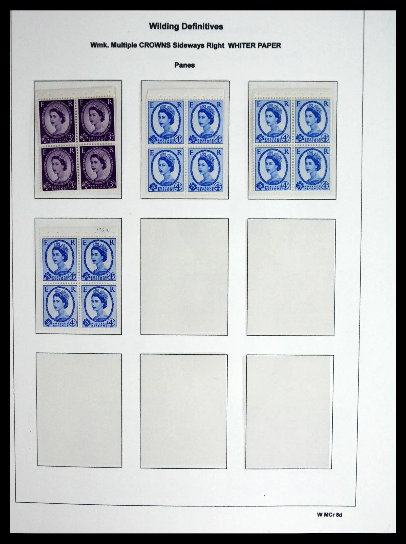 41250 0073 - Stamp collection 41250 Great Britain Wildings supercollection 1952-1968.