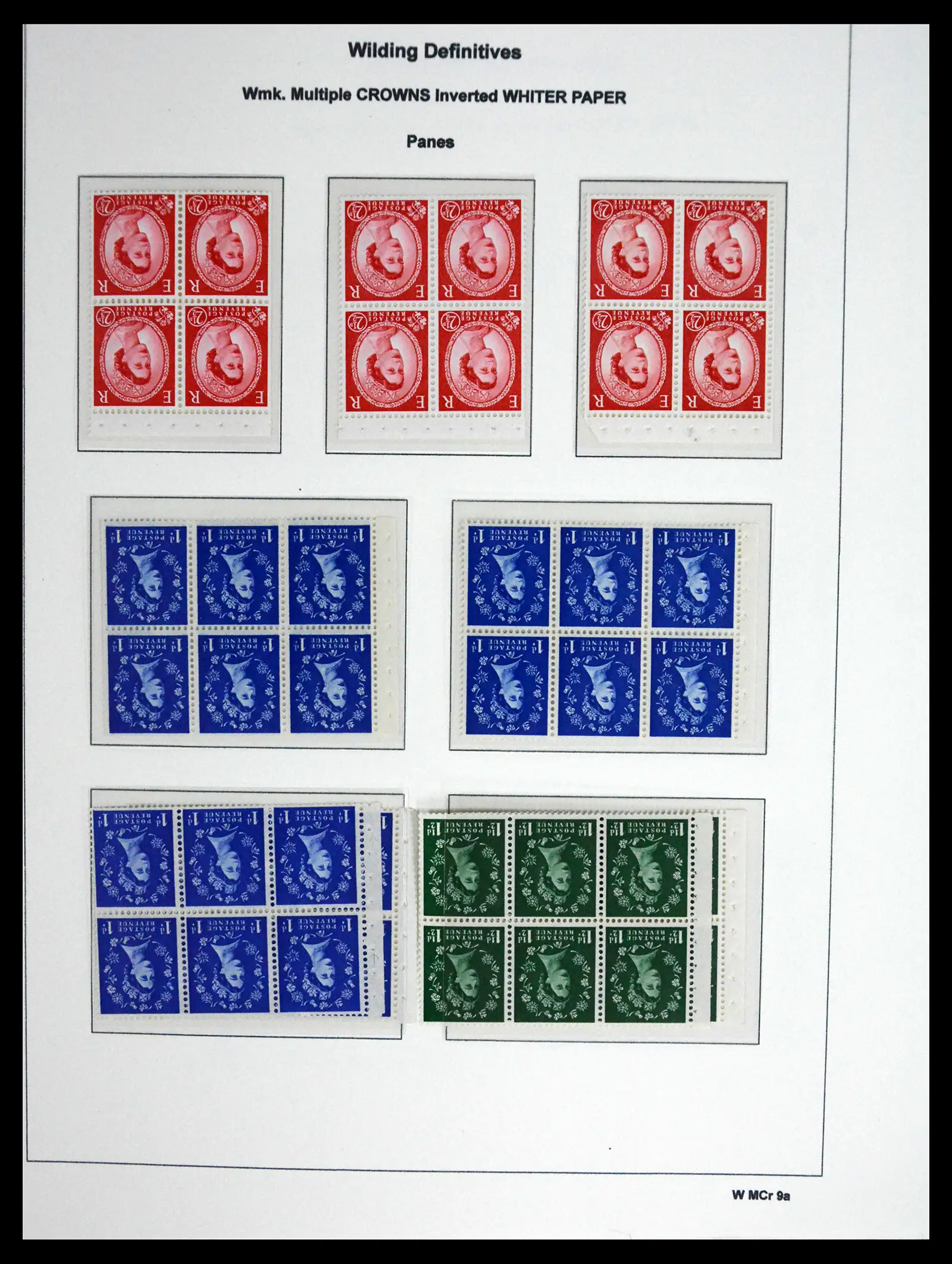 41250 0075 - Stamp collection 41250 Great Britain Wildings supercollection 1952-1968.