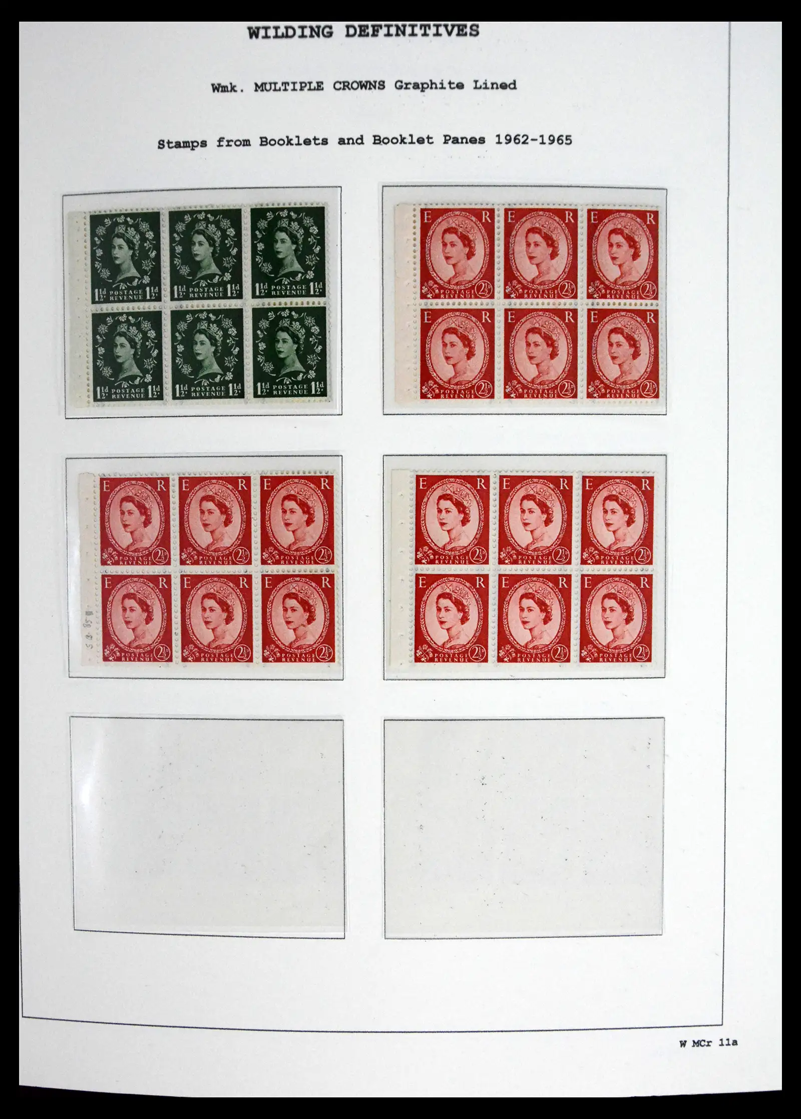 41250 0081 - Stamp collection 41250 Great Britain Wildings supercollection 1952-1968.