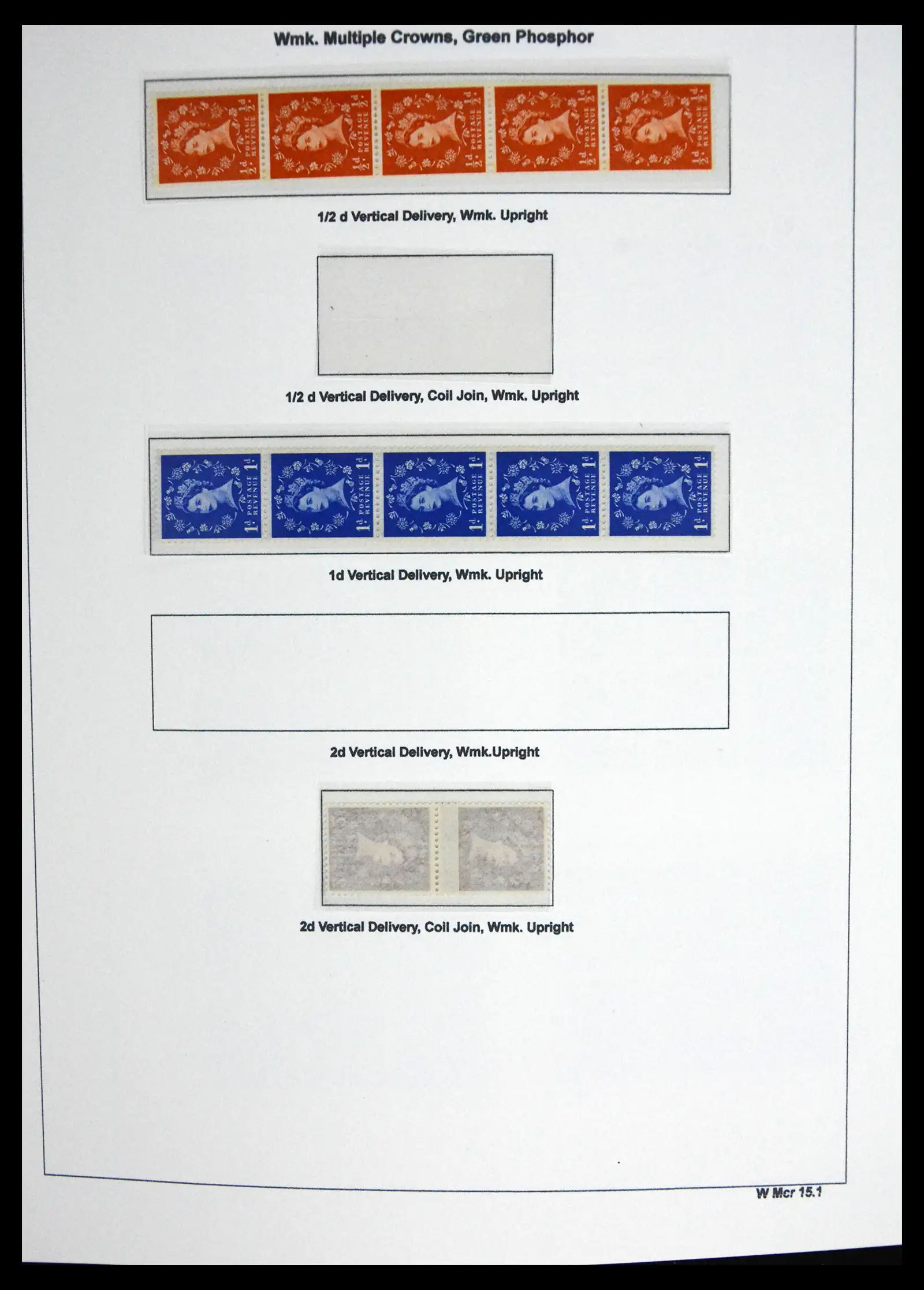41250 0088 - Stamp collection 41250 Great Britain Wildings supercollection 1952-1968.