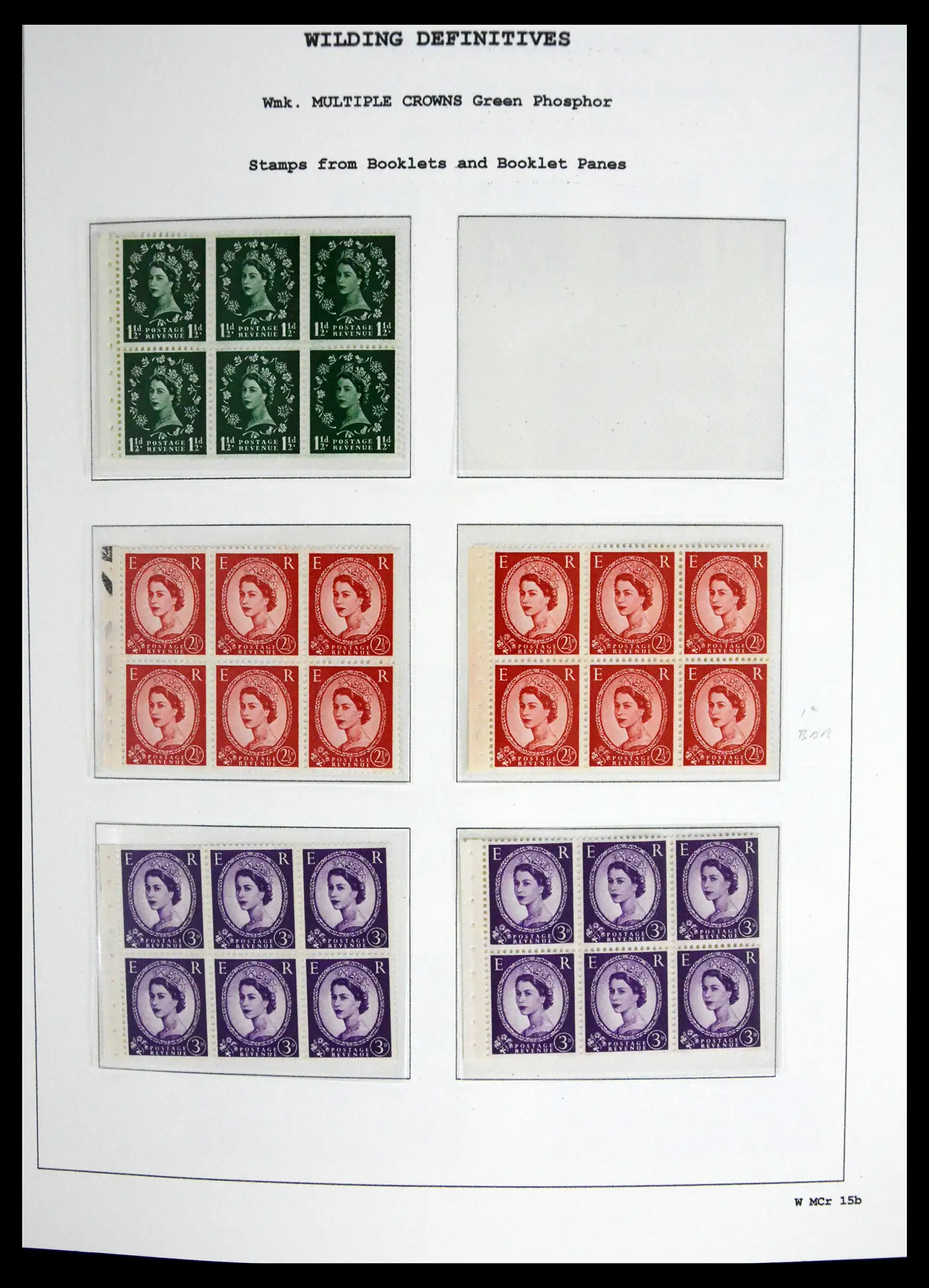 41250 0090 - Stamp collection 41250 Great Britain Wildings supercollection 1952-1968.