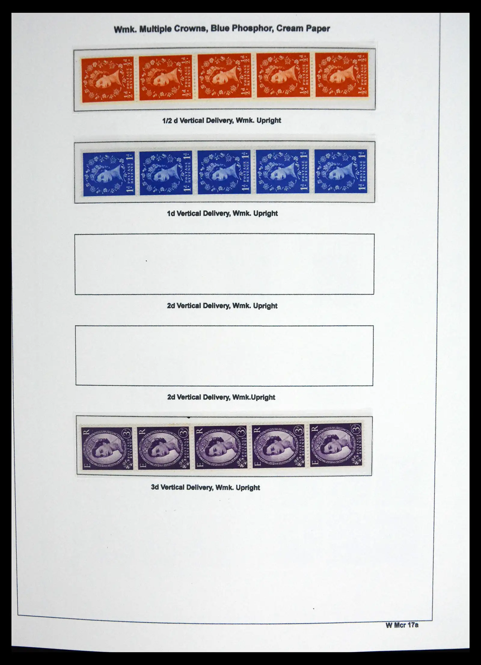 41250 0094 - Stamp collection 41250 Great Britain Wildings supercollection 1952-1968.