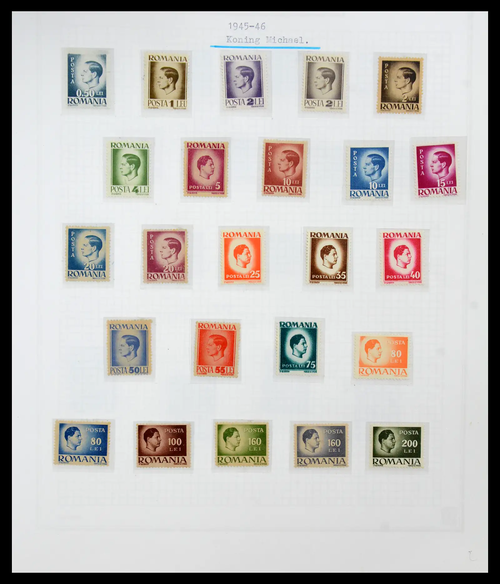 41252 0085 - Postzegelverzameling 41252 Roemenie 1862-1986.