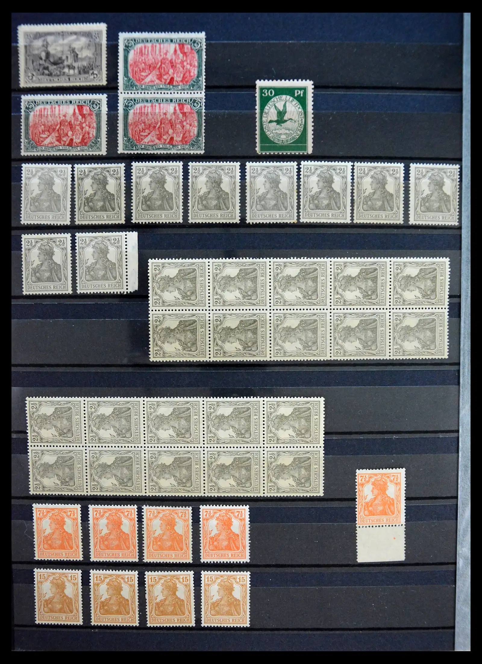41253 0002 - Stamp collection 41253 Germany Reich mint never hinged 1889-1944.