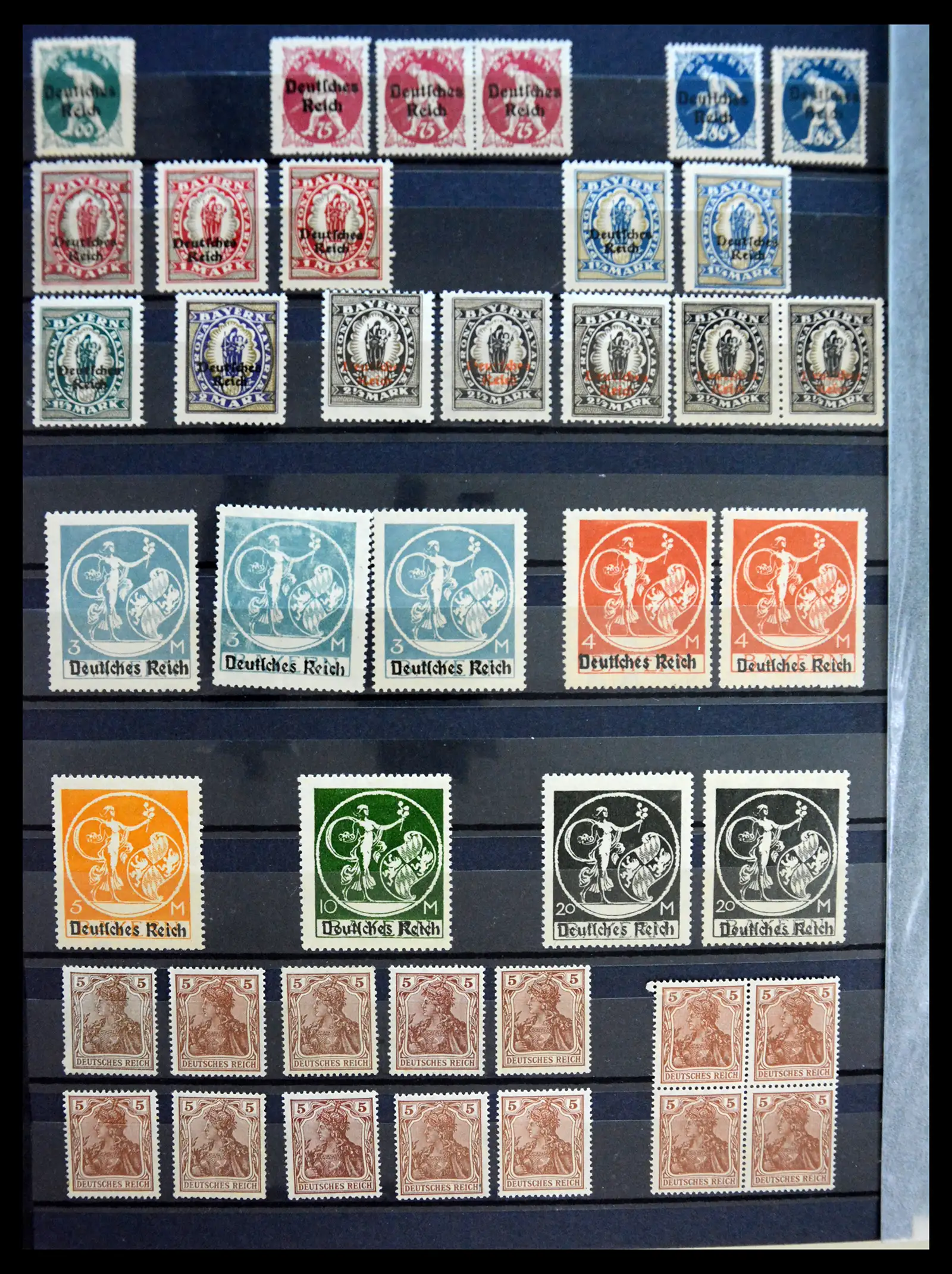 41253 0006 - Stamp collection 41253 Germany Reich mint never hinged 1889-1944.