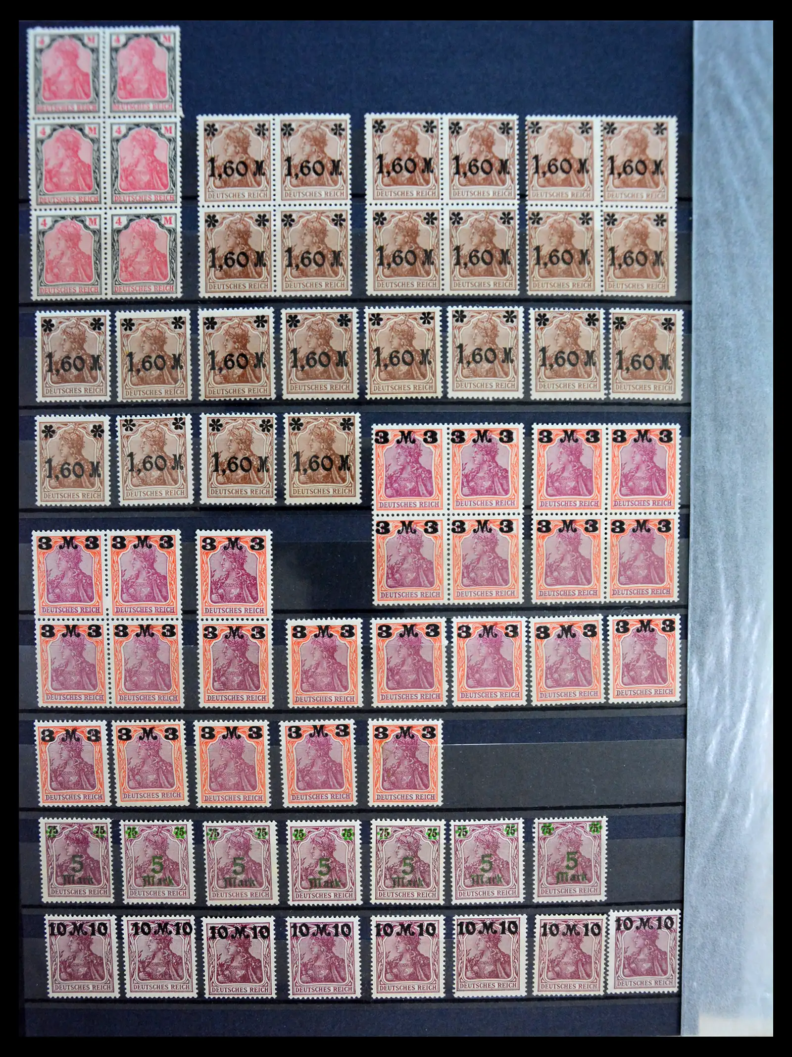 41253 0008 - Stamp collection 41253 Germany Reich mint never hinged 1889-1944.