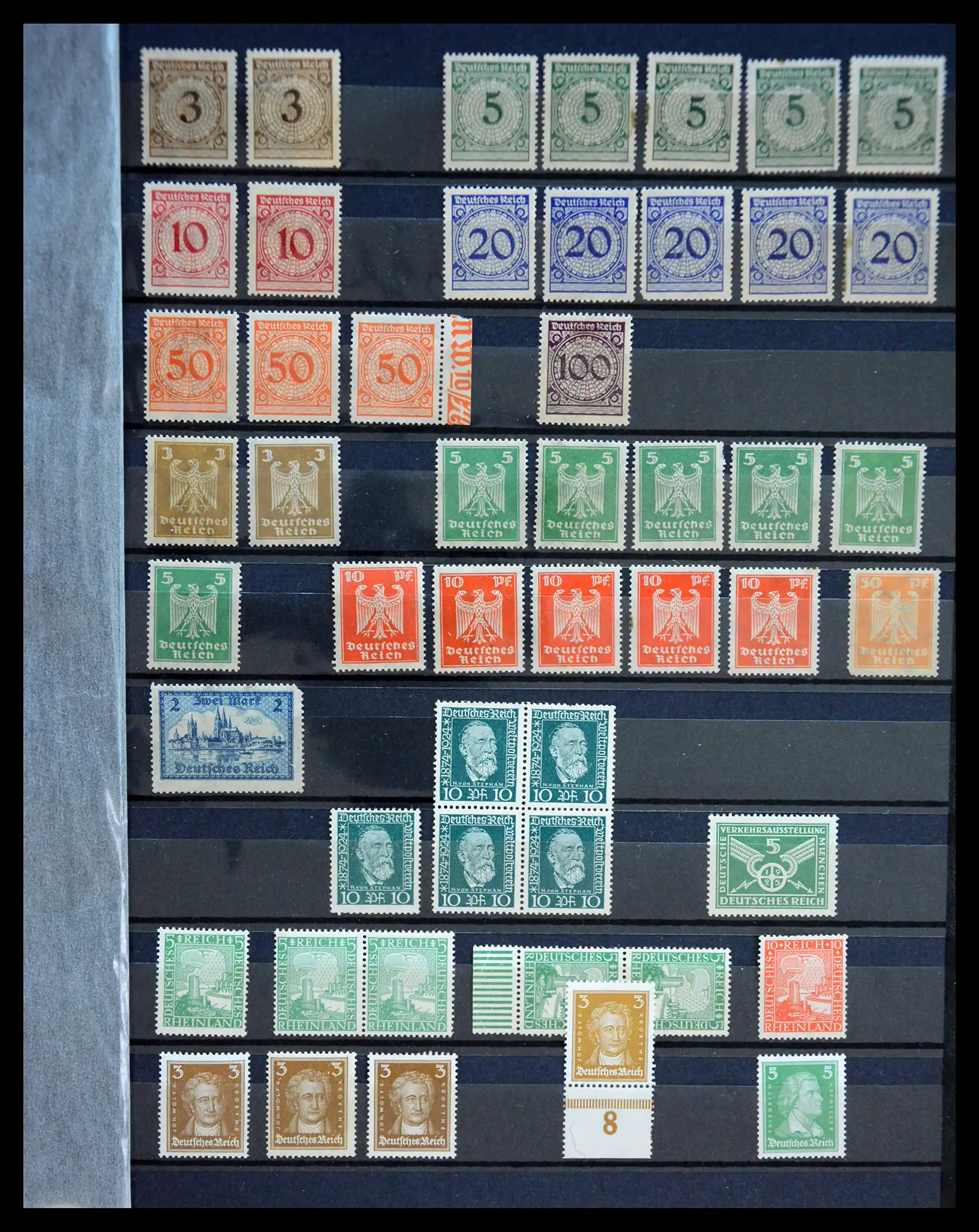 41253 0011 - Stamp collection 41253 Germany Reich mint never hinged 1889-1944.