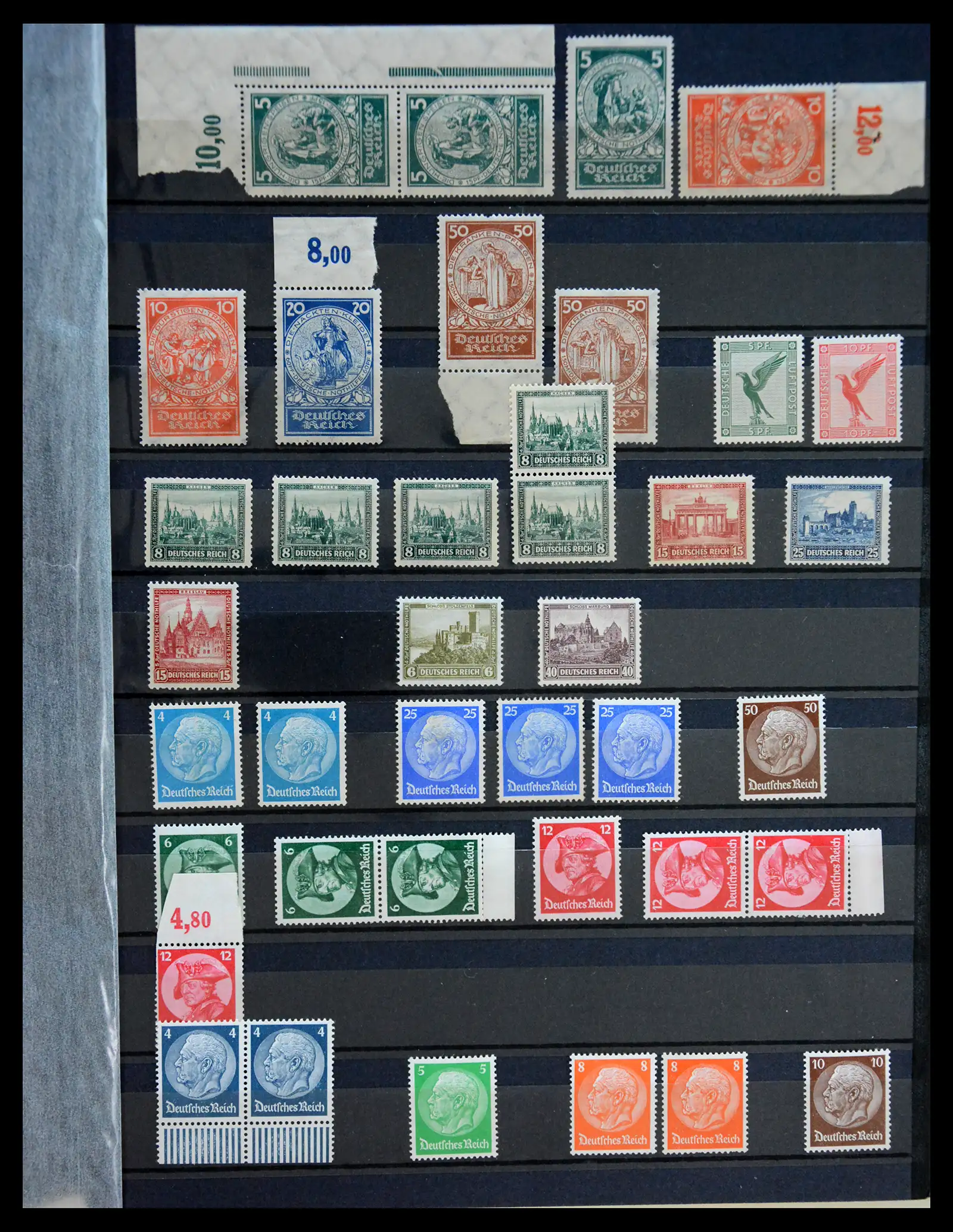 41253 0013 - Stamp collection 41253 Germany Reich mint never hinged 1889-1944.