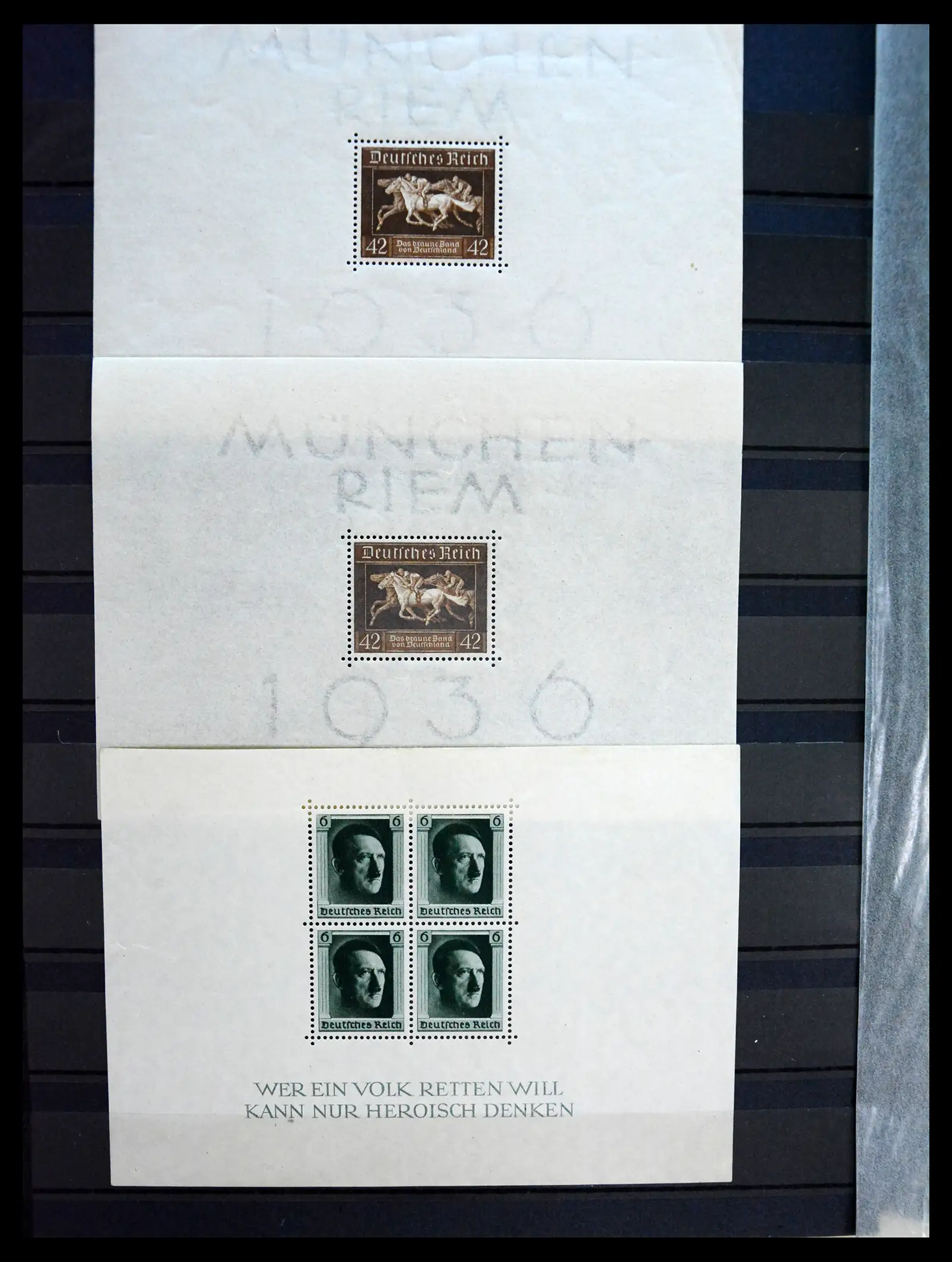 41253 0020 - Stamp collection 41253 Germany Reich mint never hinged 1889-1944.