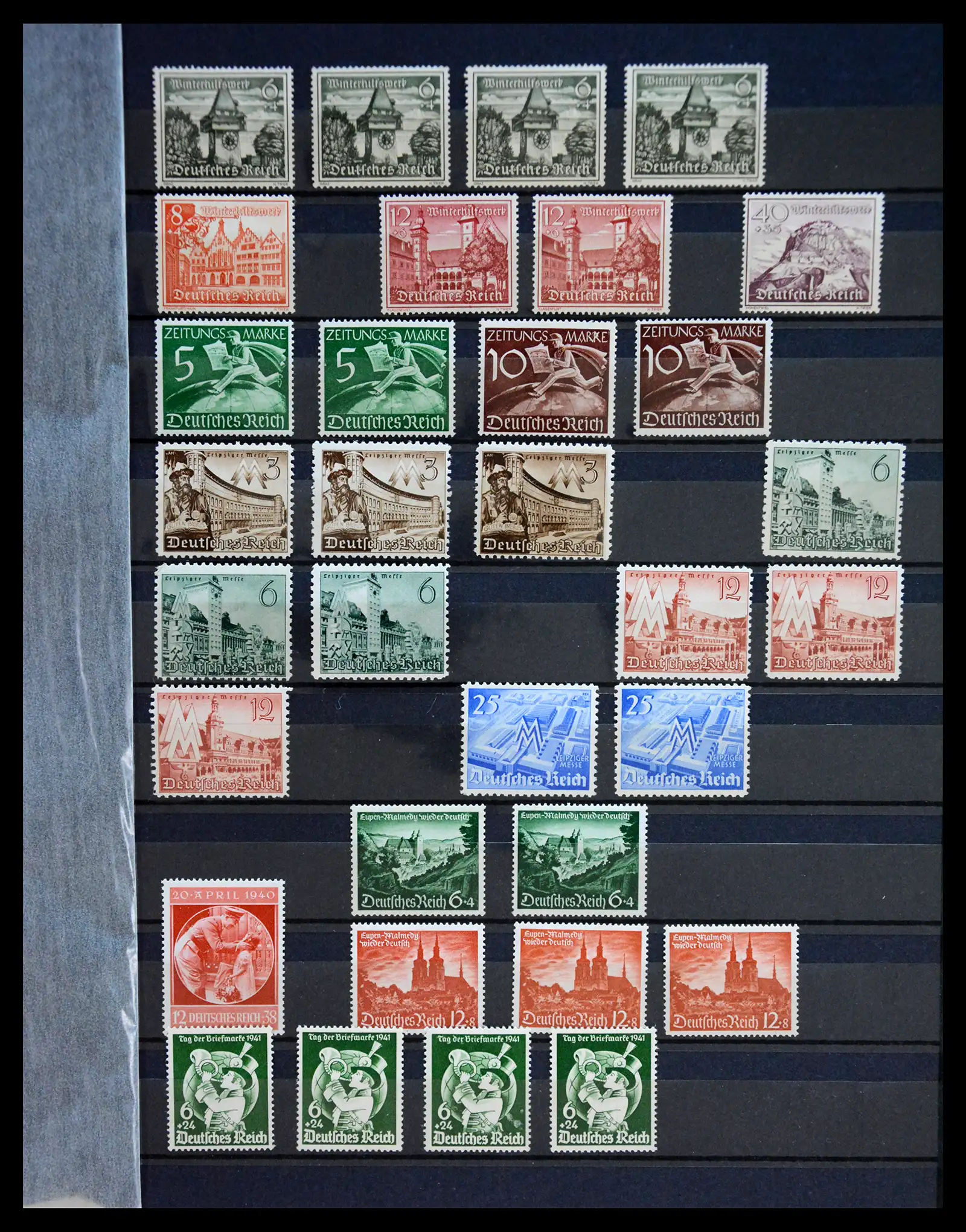 41253 0025 - Stamp collection 41253 Germany Reich mint never hinged 1889-1944.