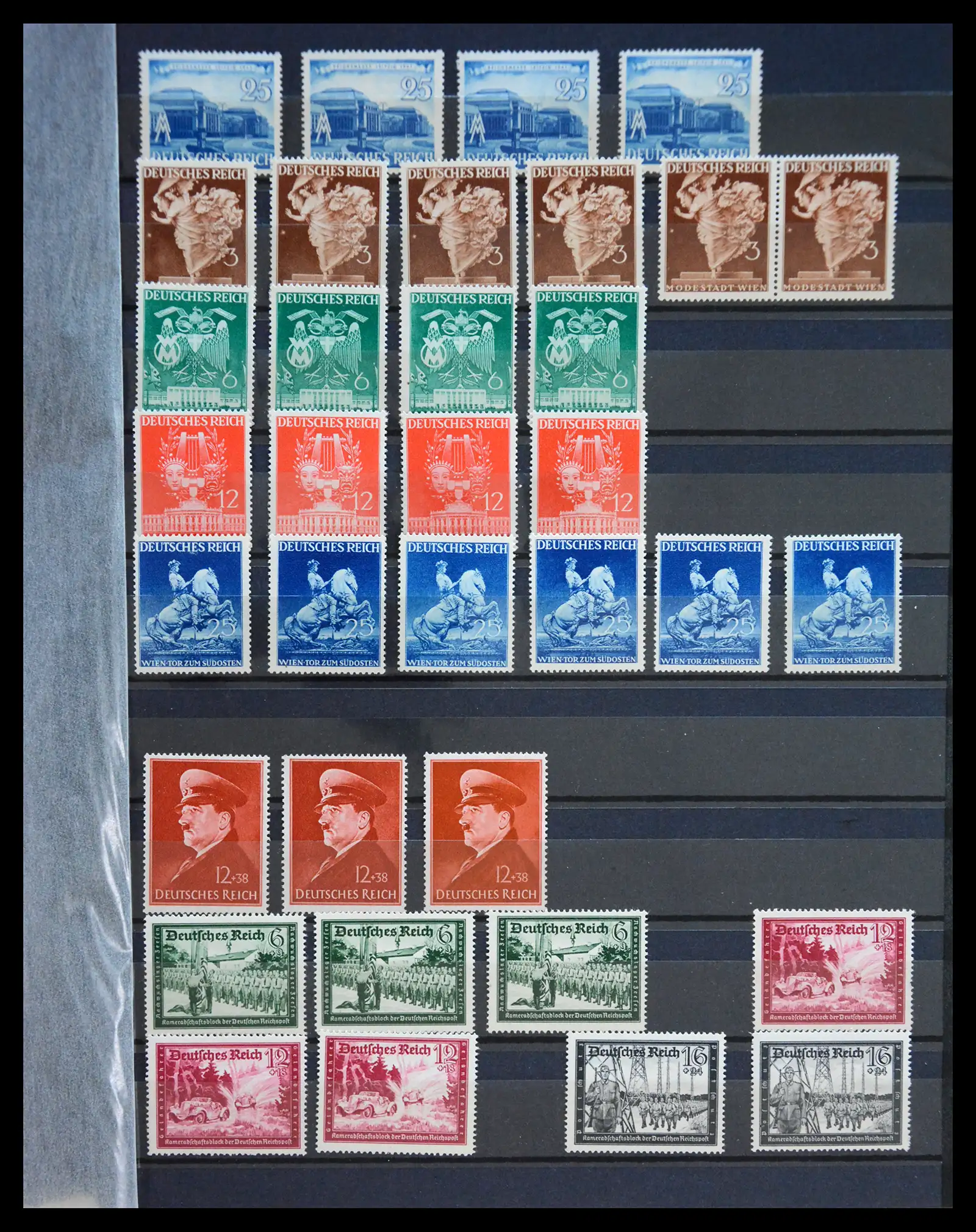 41253 0027 - Stamp collection 41253 Germany Reich mint never hinged 1889-1944.