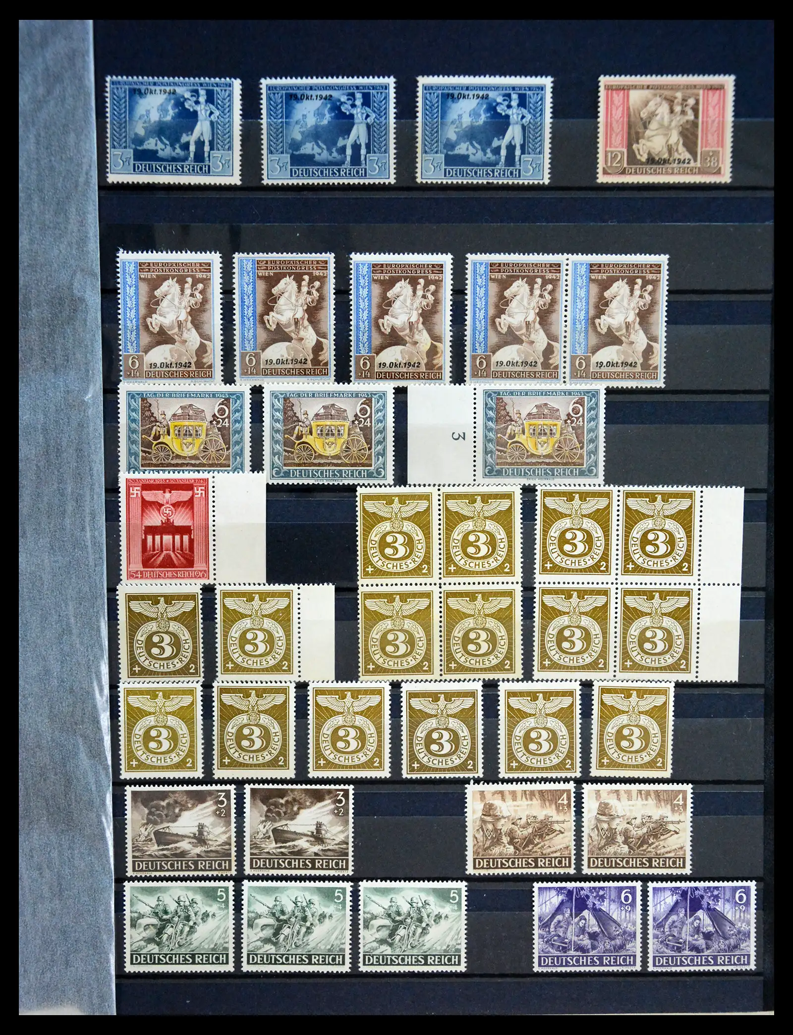 41253 0031 - Stamp collection 41253 Germany Reich mint never hinged 1889-1944.