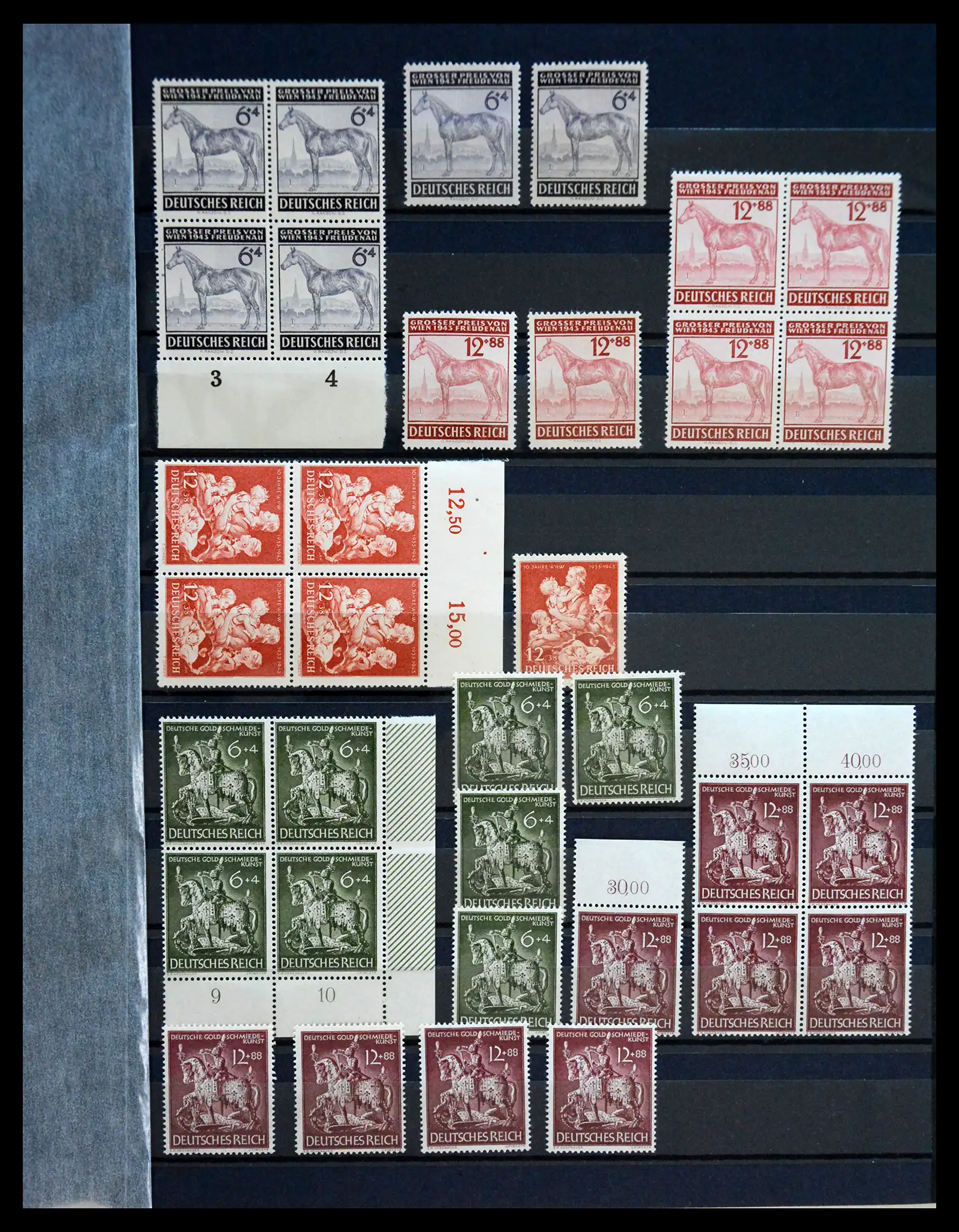 41253 0035 - Stamp collection 41253 Germany Reich mint never hinged 1889-1944.