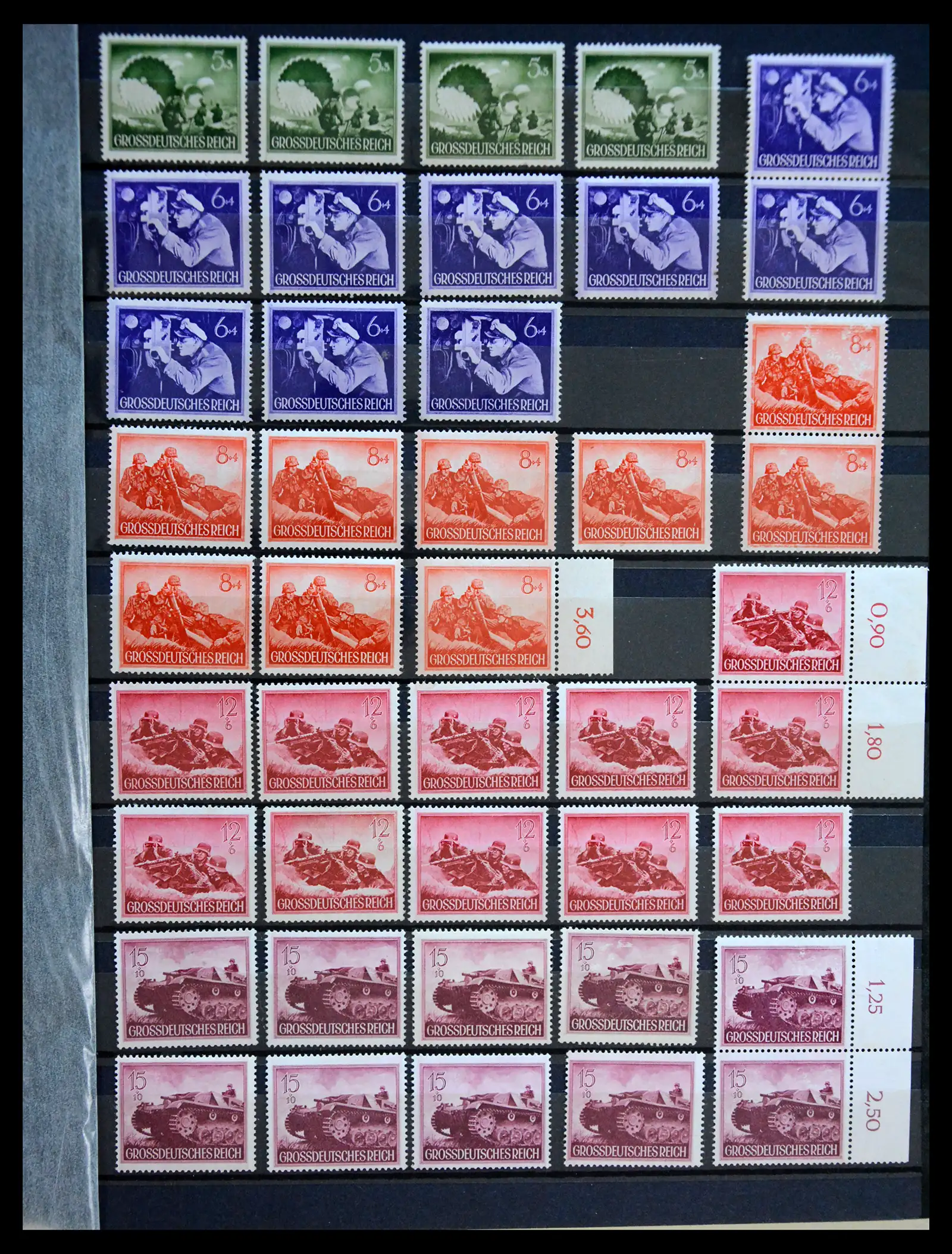 41253 0039 - Stamp collection 41253 Germany Reich mint never hinged 1889-1944.