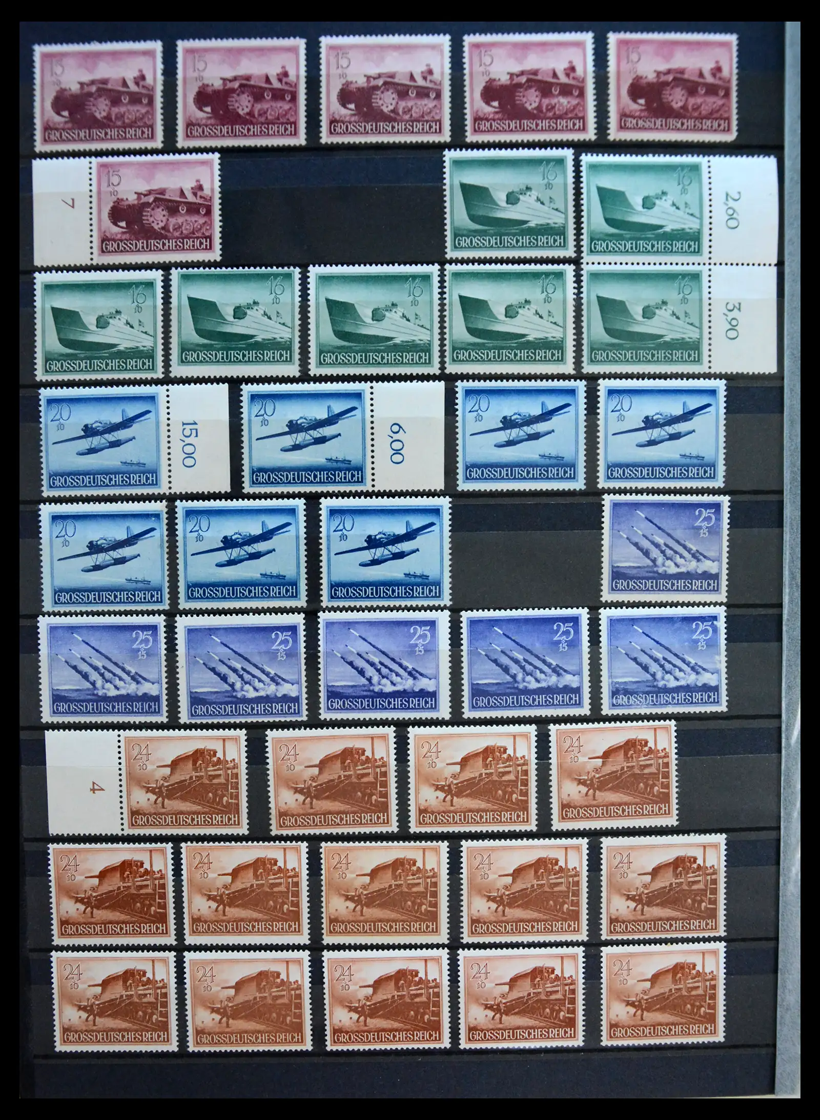 41253 0040 - Stamp collection 41253 Germany Reich mint never hinged 1889-1944.