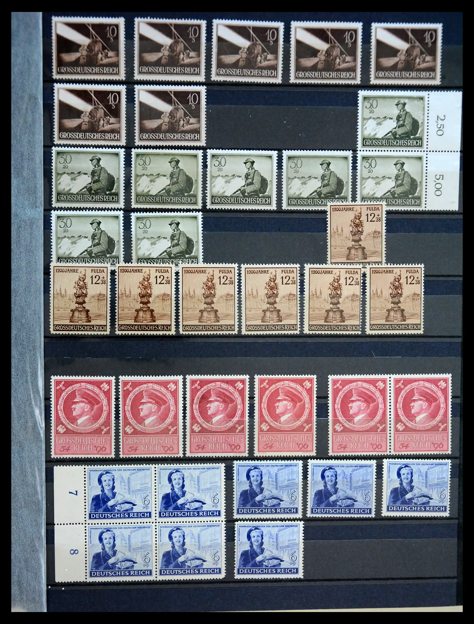 41253 0041 - Stamp collection 41253 Germany Reich mint never hinged 1889-1944.