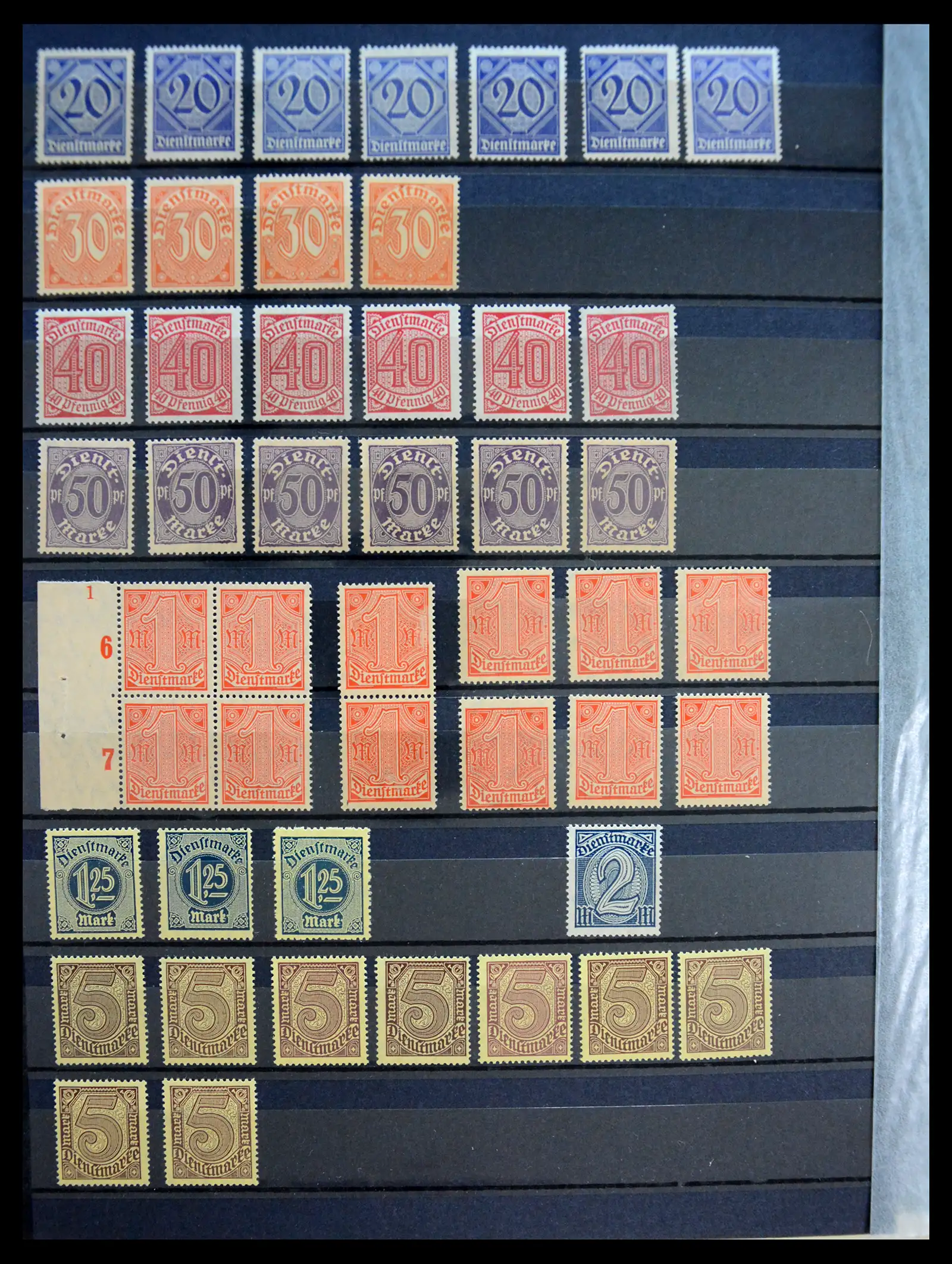 41253 0048 - Stamp collection 41253 Germany Reich mint never hinged 1889-1944.