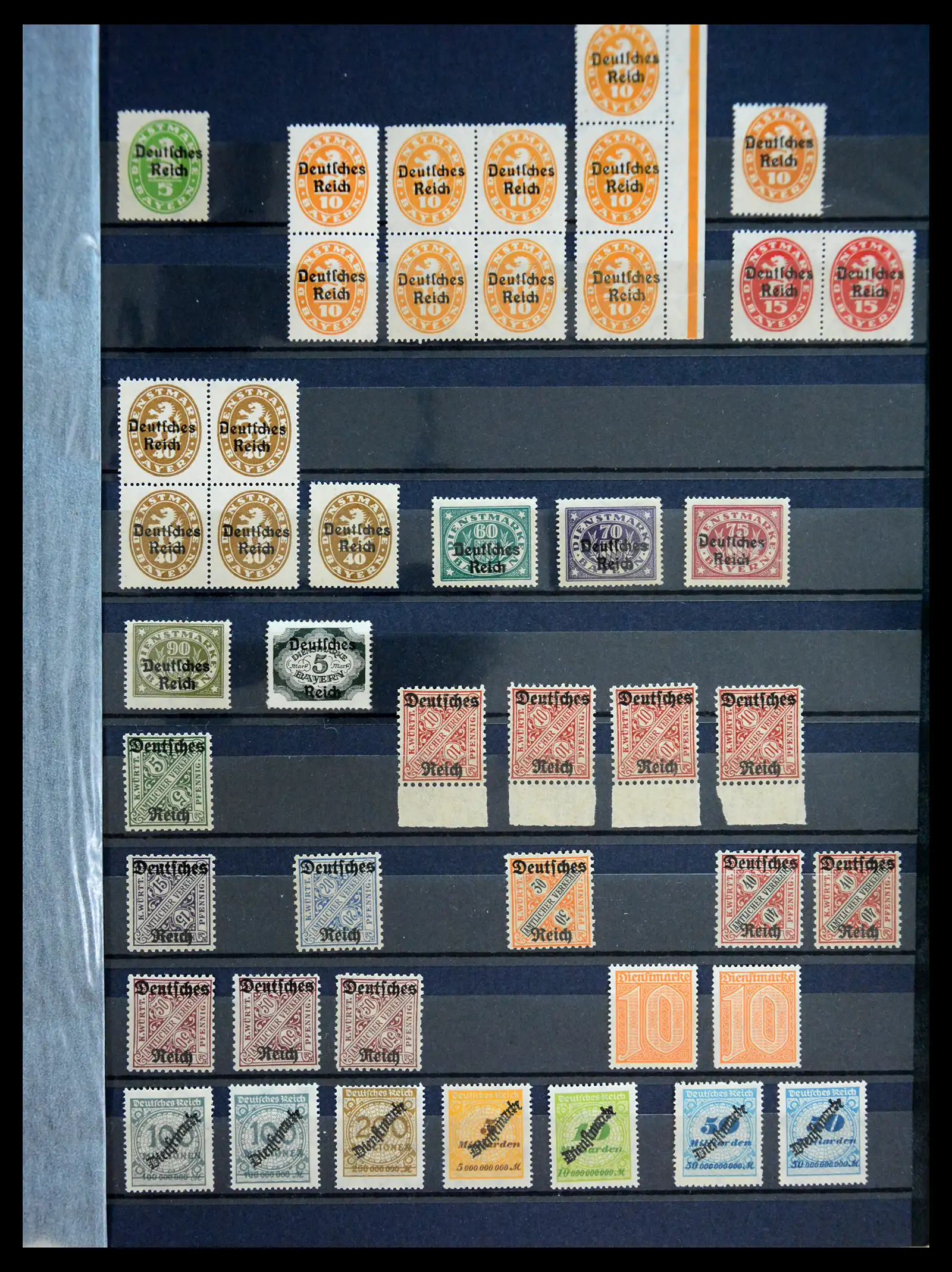 41253 0049 - Stamp collection 41253 Germany Reich mint never hinged 1889-1944.