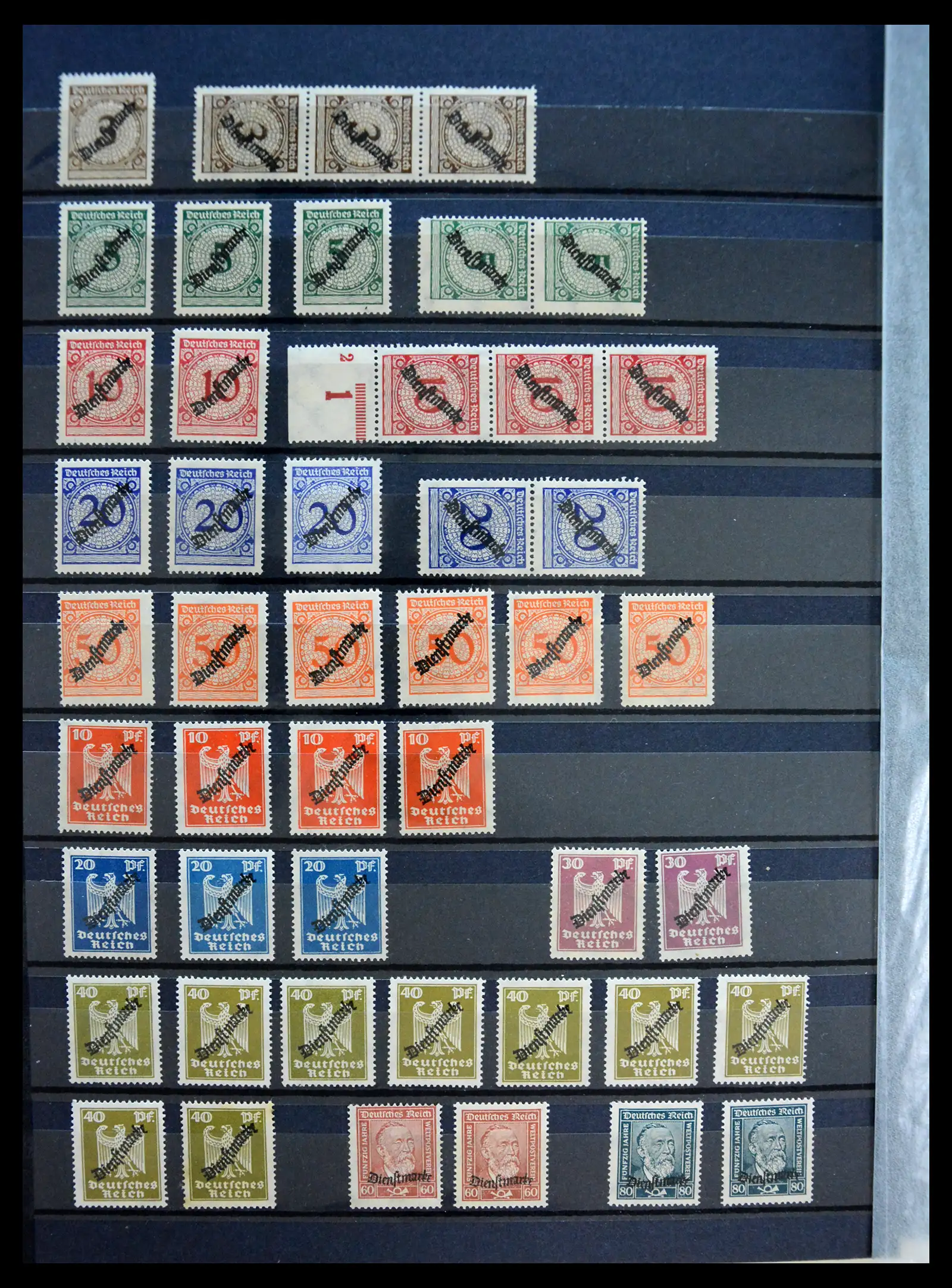 41253 0050 - Stamp collection 41253 Germany Reich mint never hinged 1889-1944.