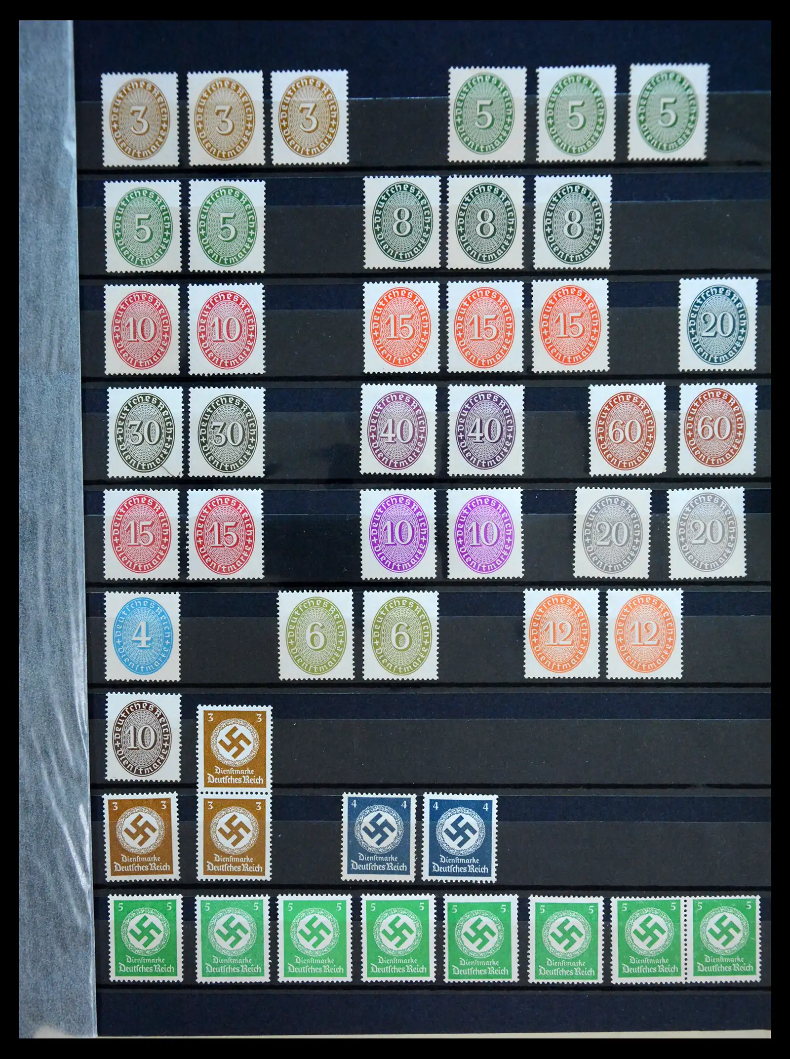 41253 0051 - Stamp collection 41253 Germany Reich mint never hinged 1889-1944.