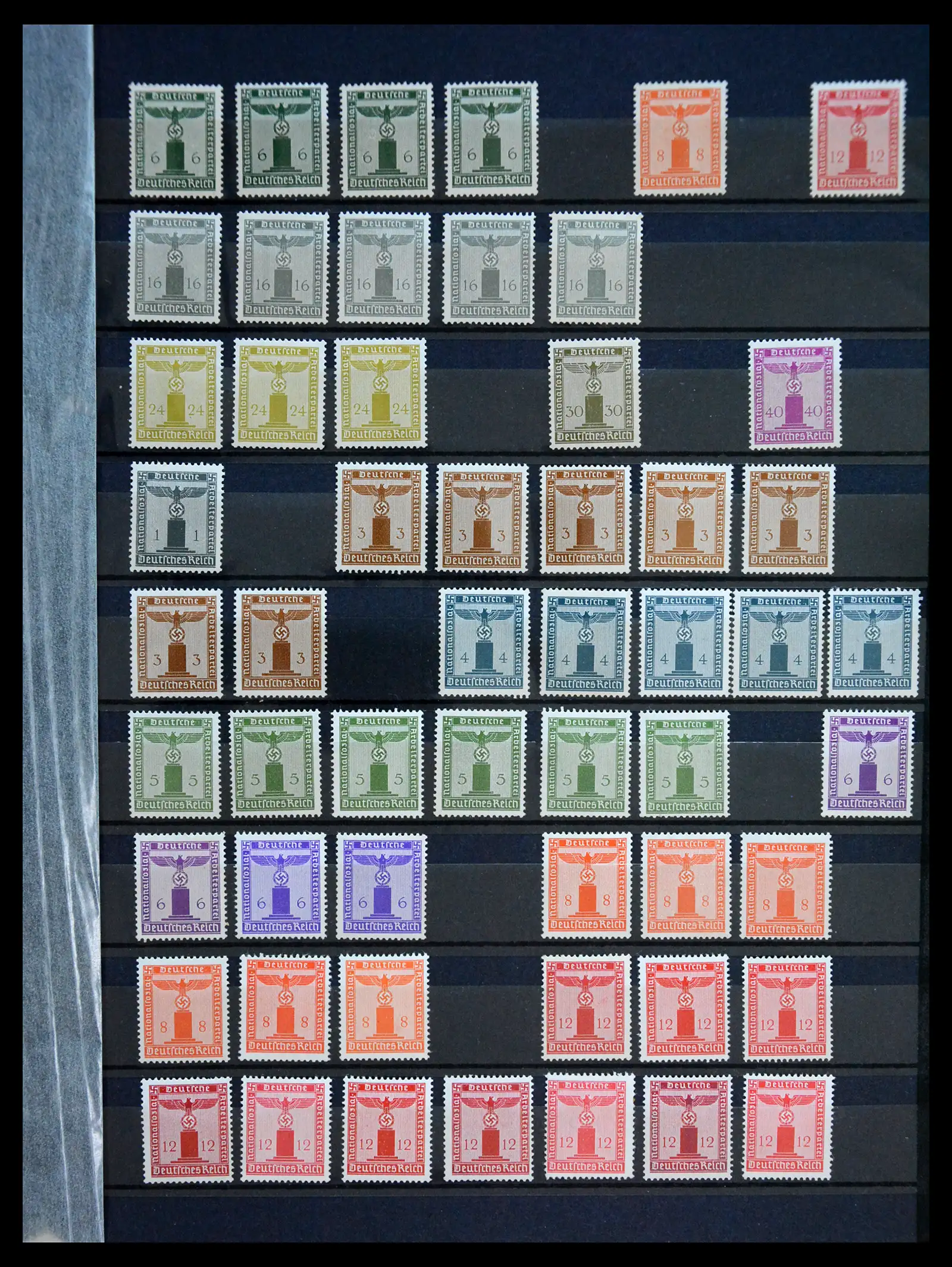 41253 0053 - Stamp collection 41253 Germany Reich mint never hinged 1889-1944.