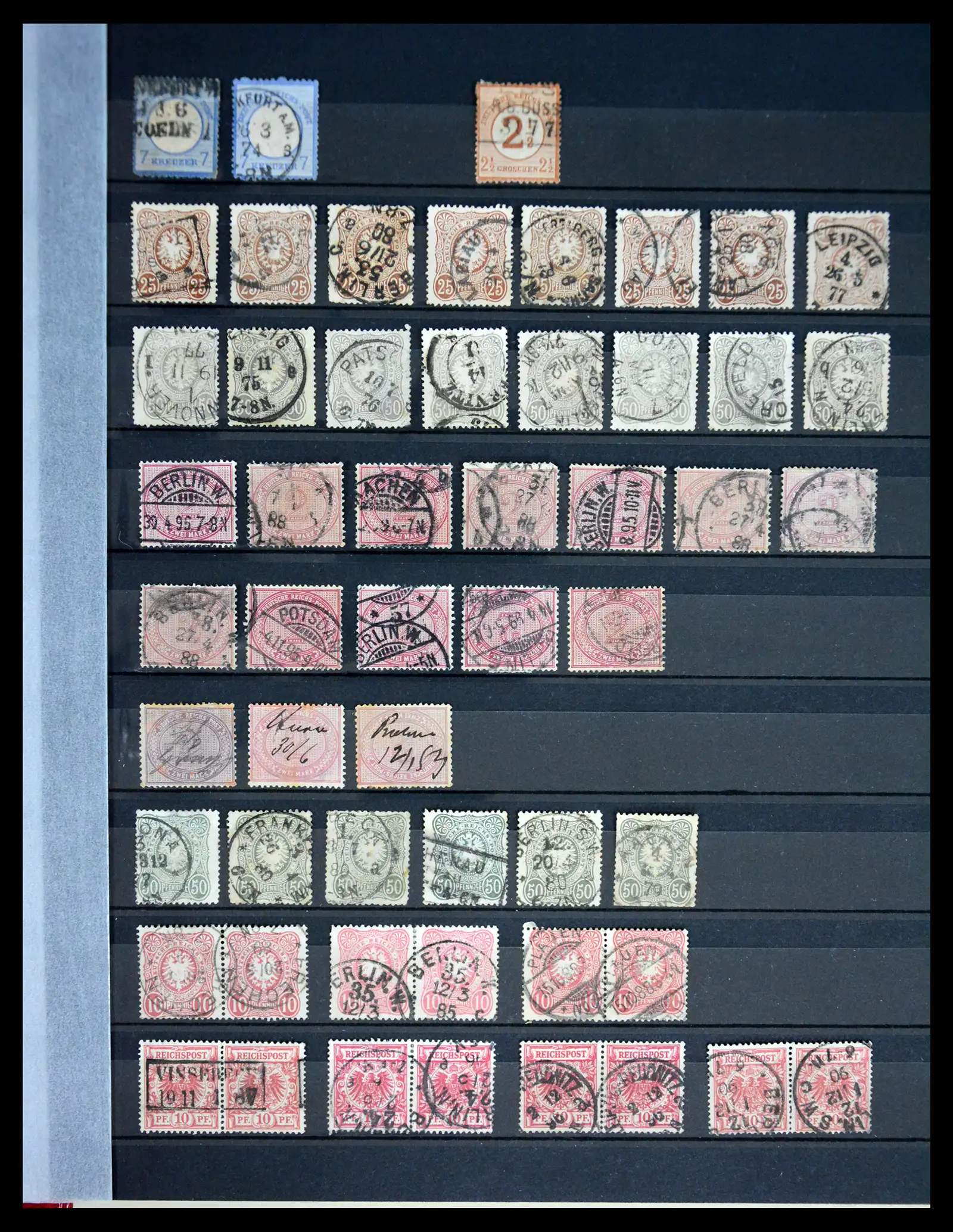 41254 0003 - Stamp collection 41254 Germany Reich used 1872-1942.