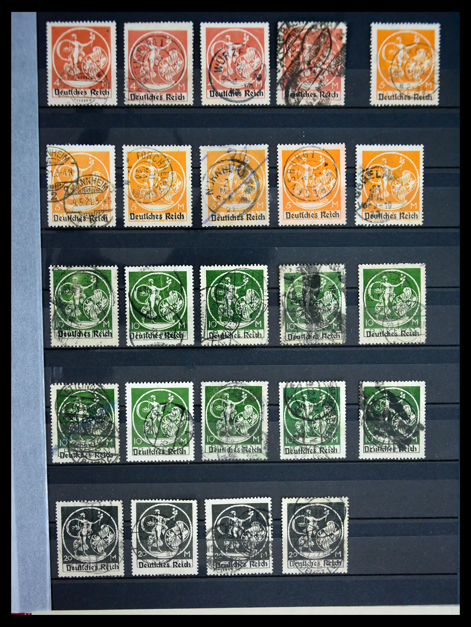 41254 0005 - Stamp collection 41254 Germany Reich used 1872-1942.
