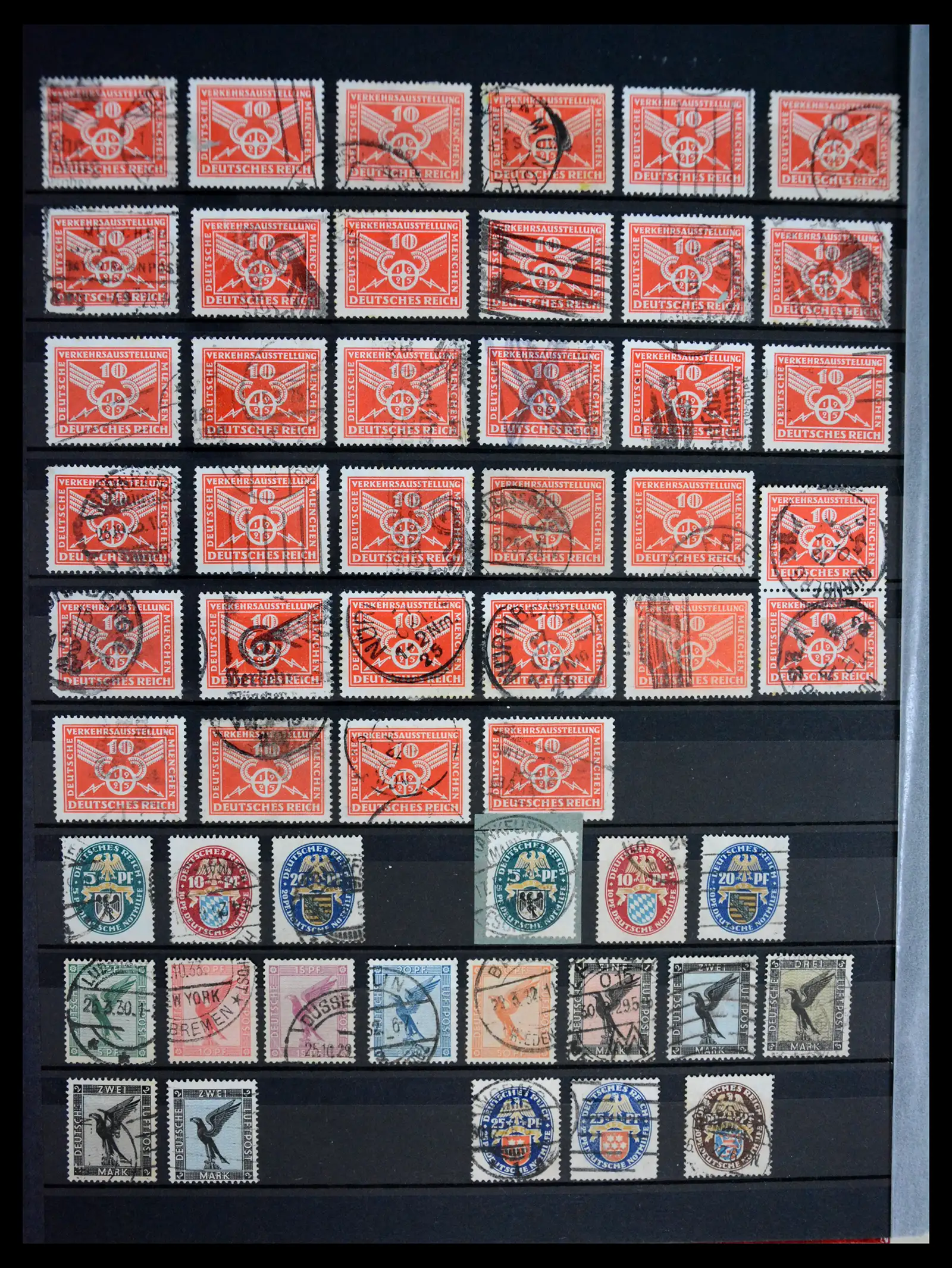 41254 0008 - Stamp collection 41254 Germany Reich used 1872-1942.
