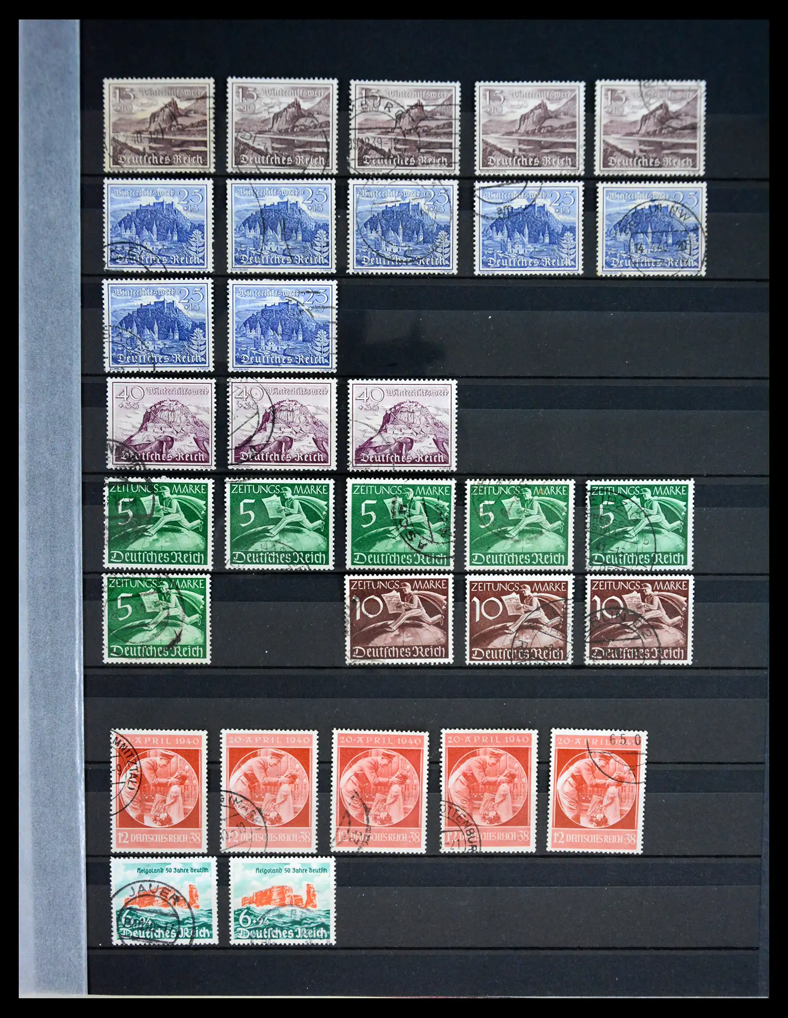 41254 0015 - Stamp collection 41254 Germany Reich used 1872-1942.