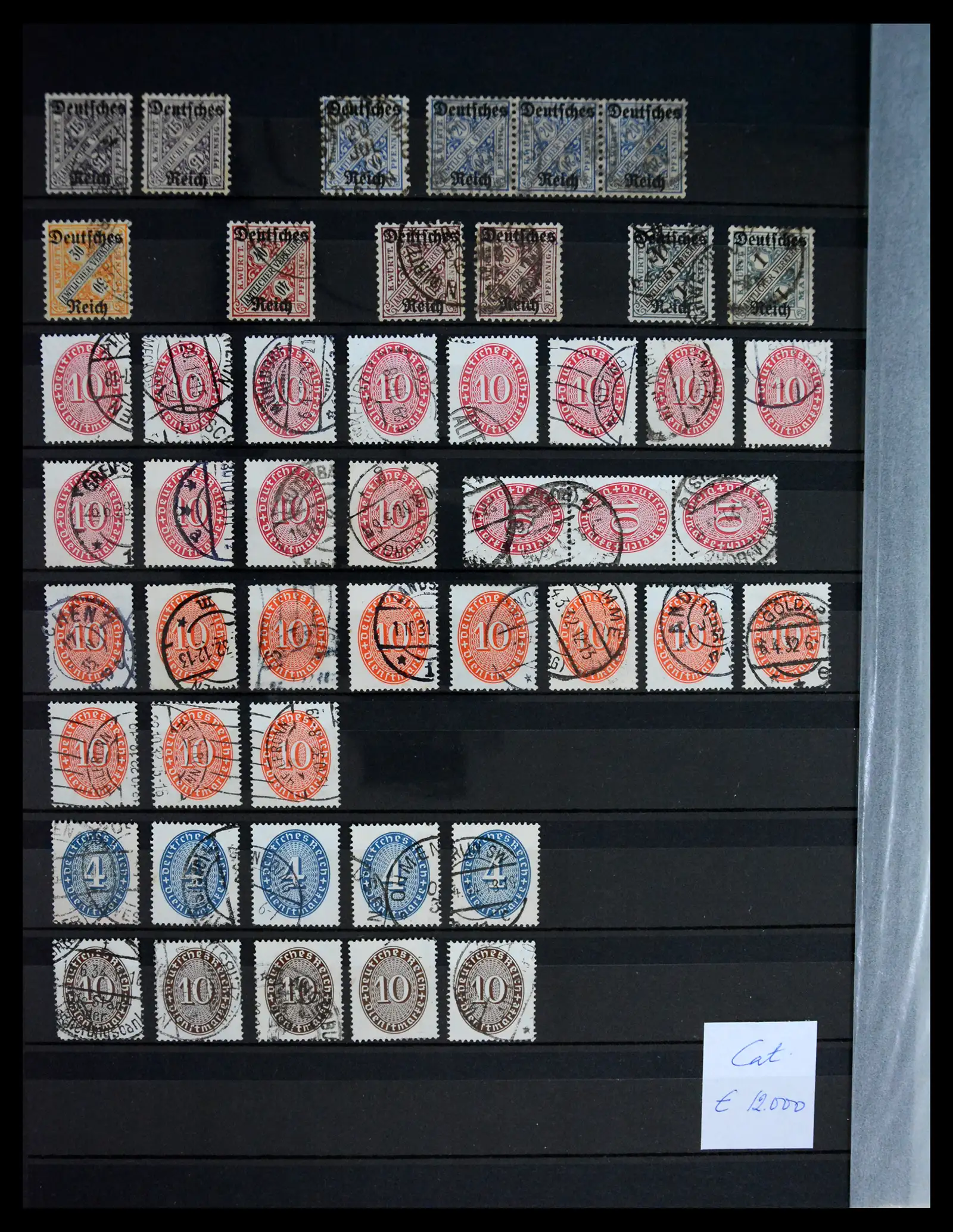 41254 0018 - Stamp collection 41254 Germany Reich used 1872-1942.