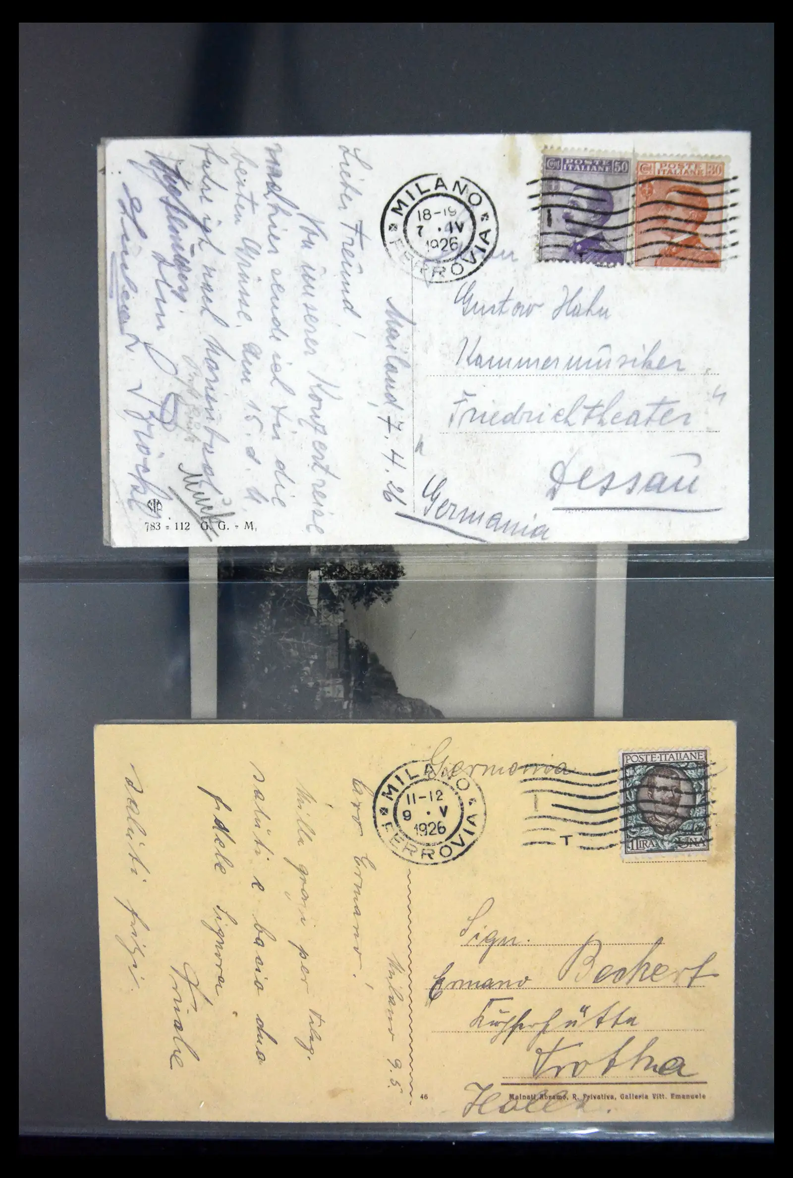 41256 0039 - Stamp collection 41256 Italy postcard collection 1900-1945.