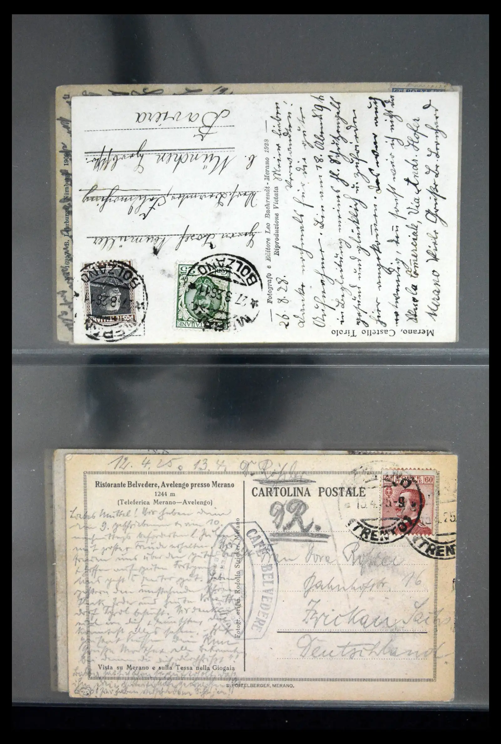 41256 0059 - Stamp collection 41256 Italy postcard collection 1900-1945.