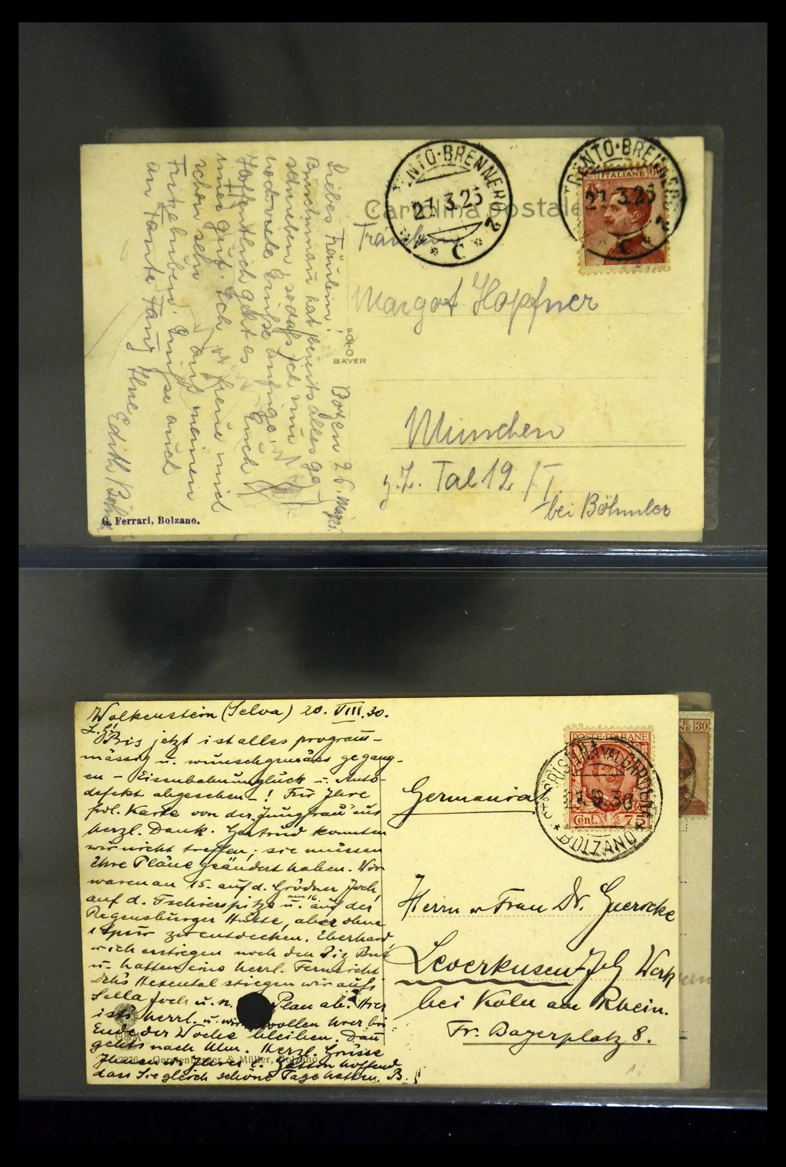 41256 0065 - Stamp collection 41256 Italy postcard collection 1900-1945.