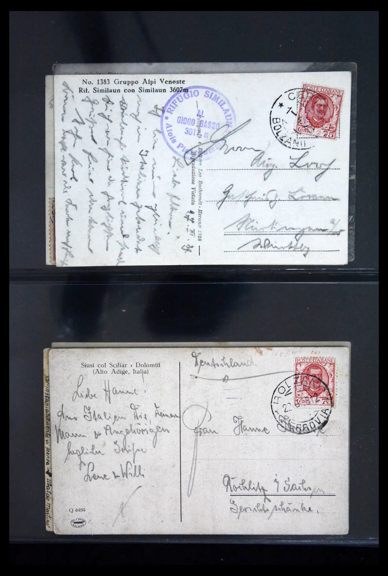 41256 0067 - Stamp collection 41256 Italy postcard collection 1900-1945.