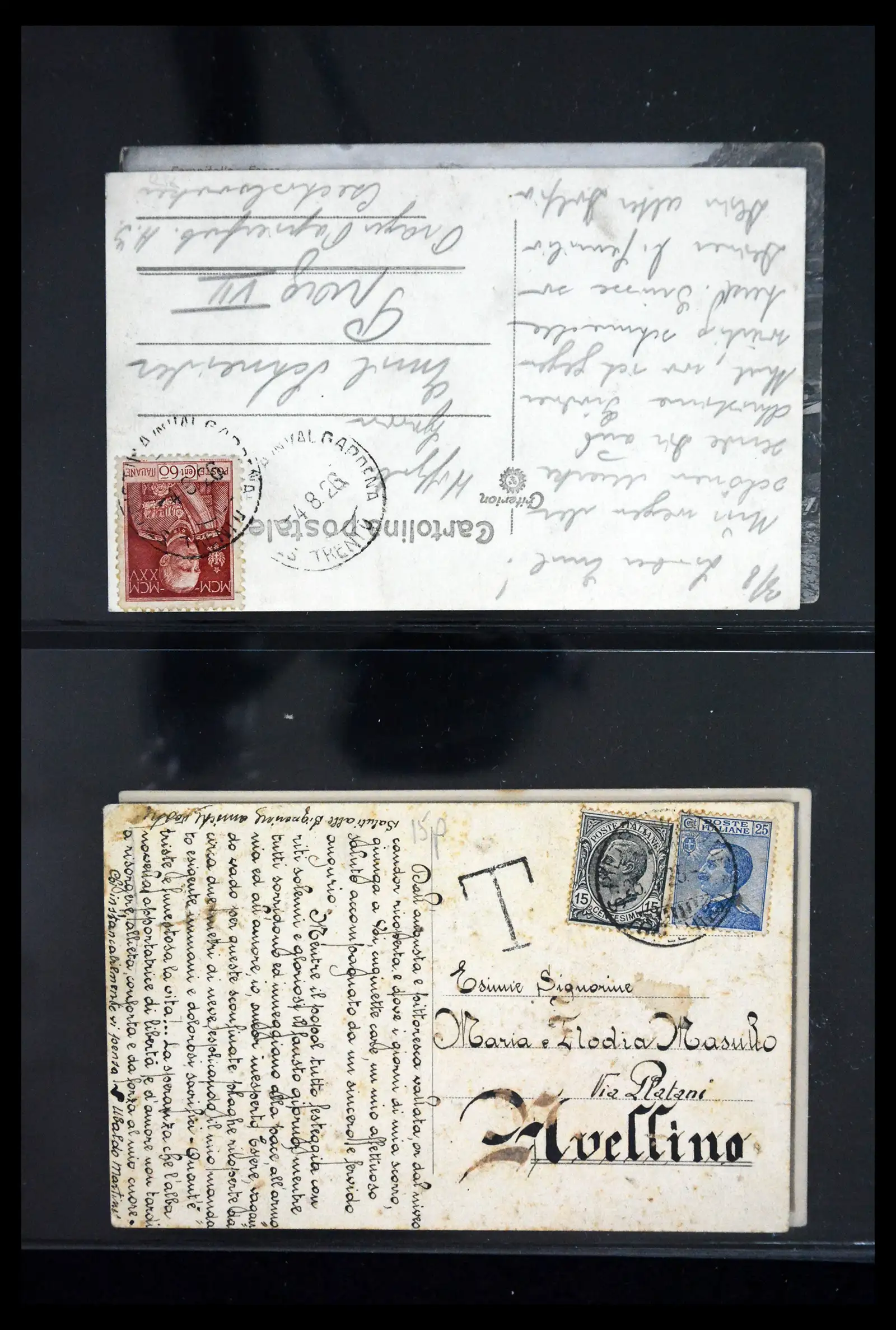 41256 0068 - Stamp collection 41256 Italy postcard collection 1900-1945.