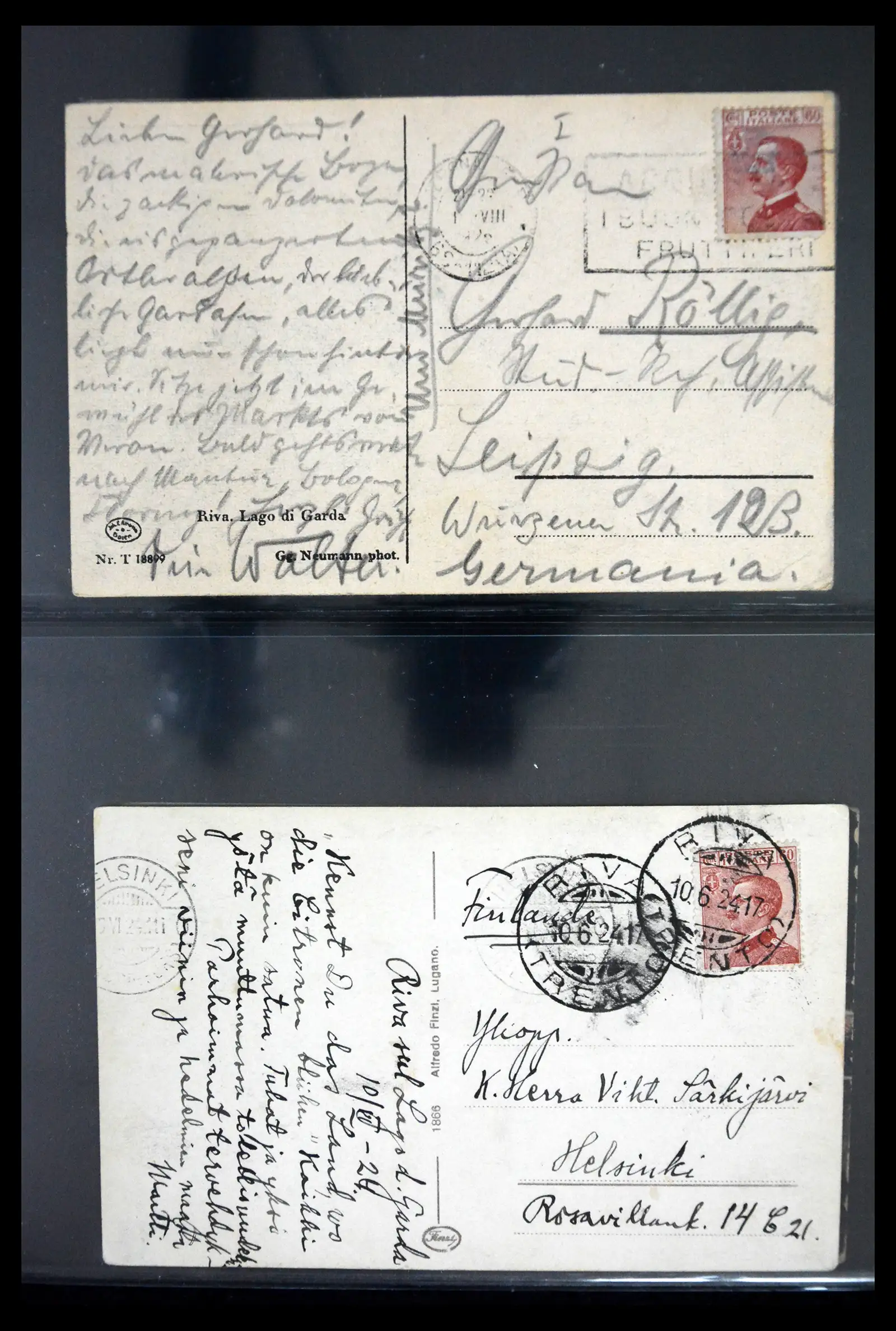 41256 0079 - Stamp collection 41256 Italy postcard collection 1900-1945.