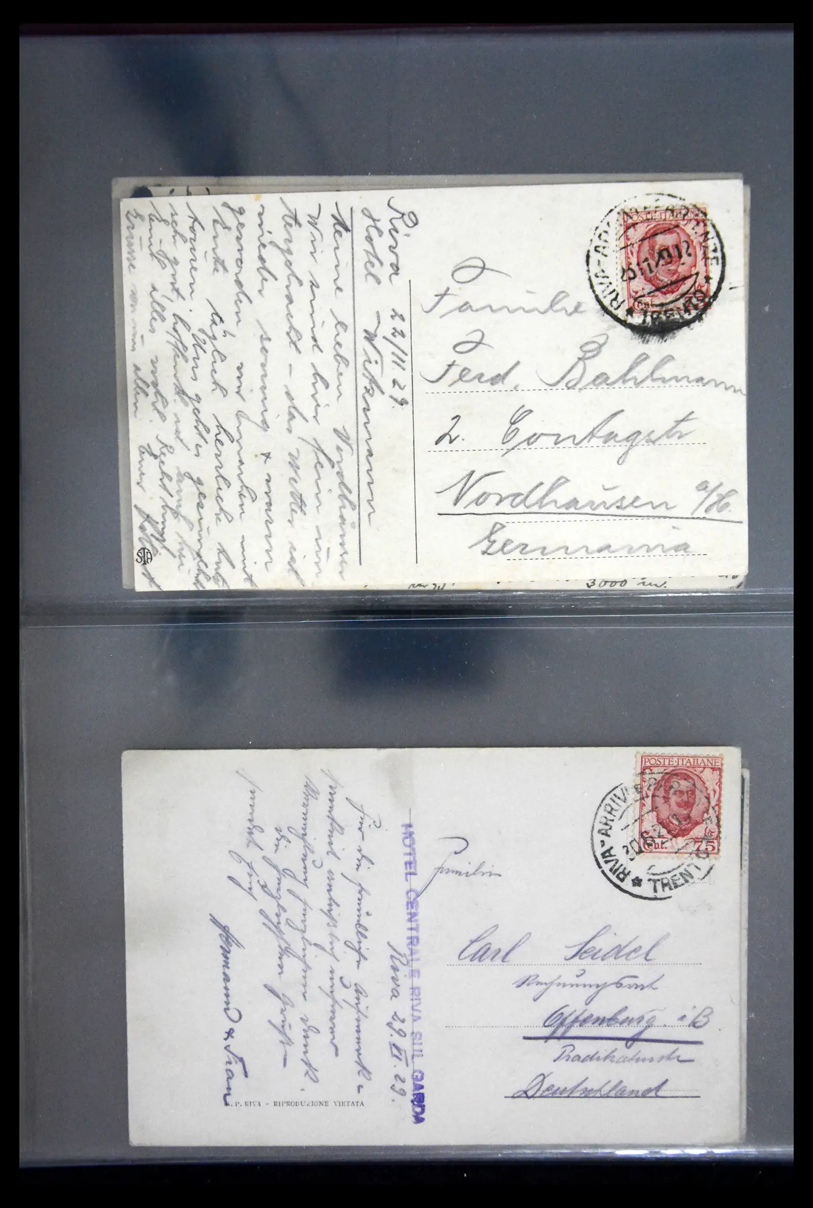 41256 0082 - Stamp collection 41256 Italy postcard collection 1900-1945.