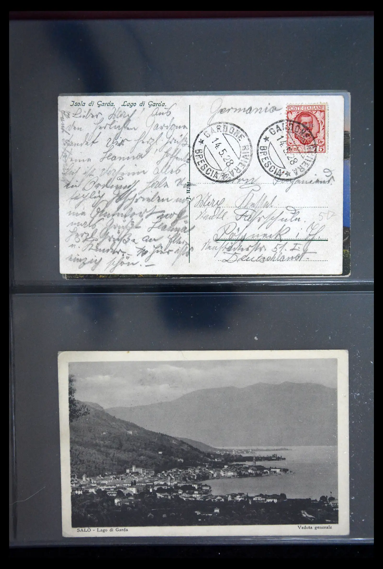 41256 0089 - Stamp collection 41256 Italy postcard collection 1900-1945.